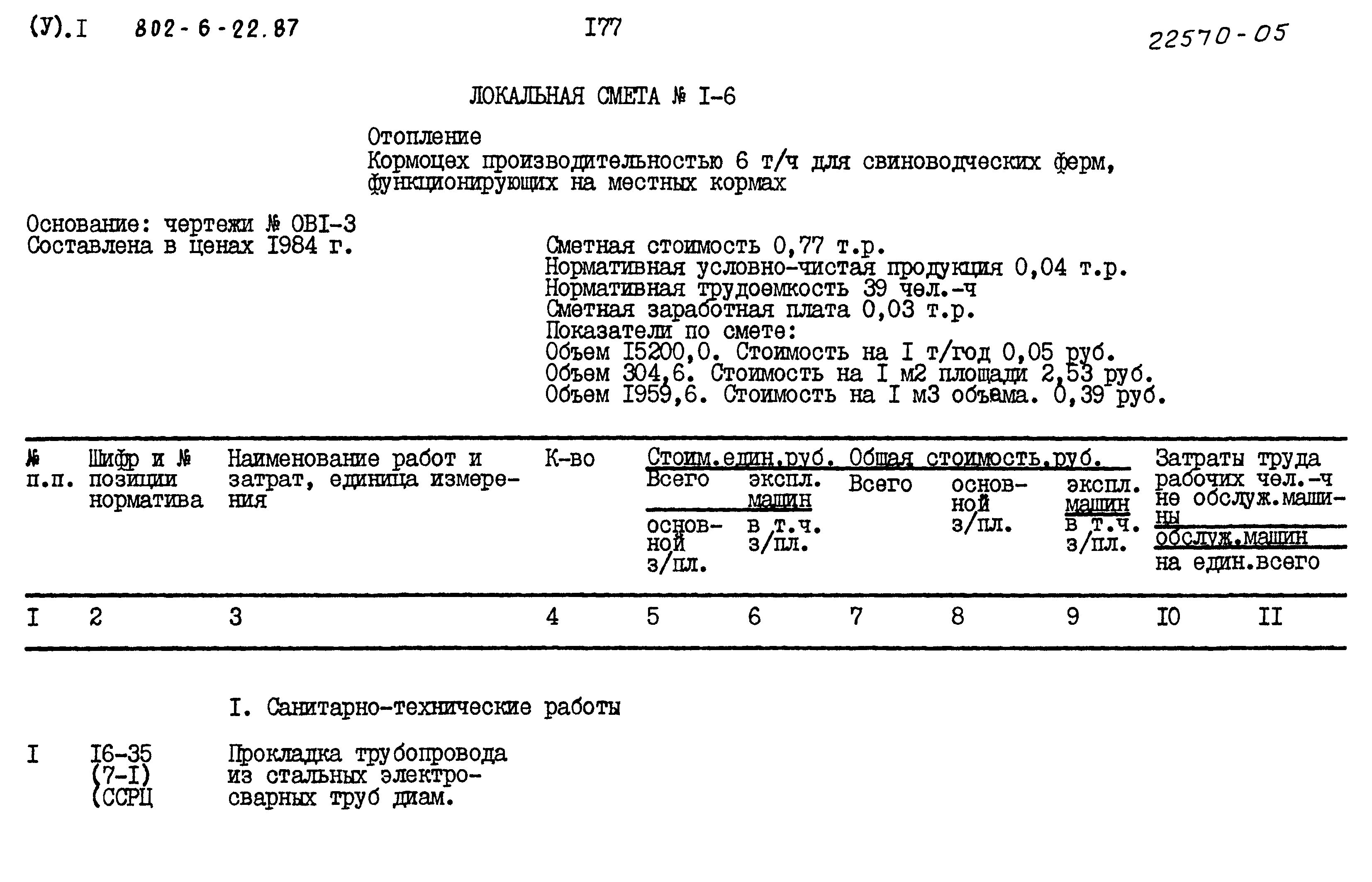 Типовой проект 802-6-22.87