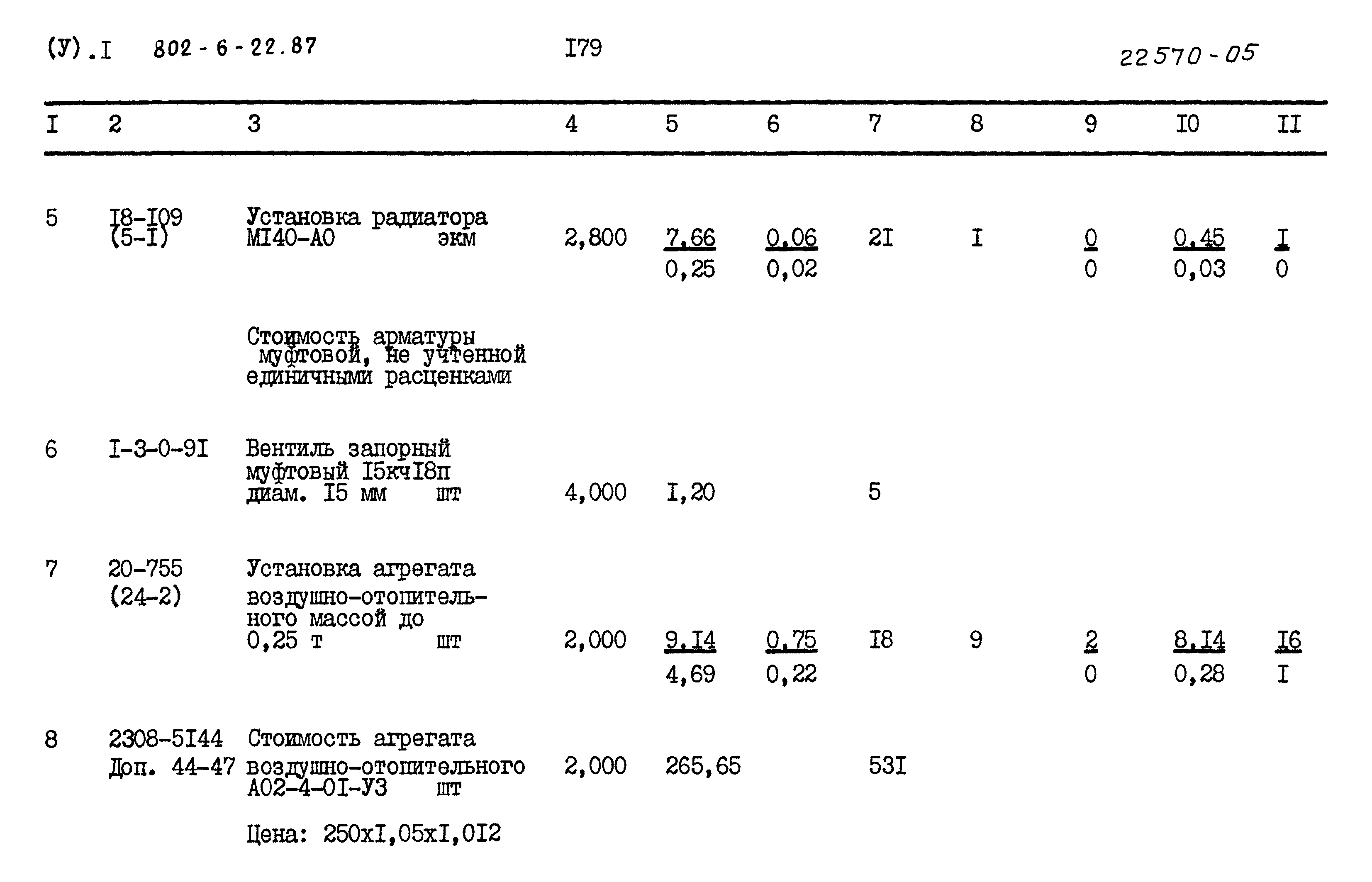 Типовой проект 802-6-22.87