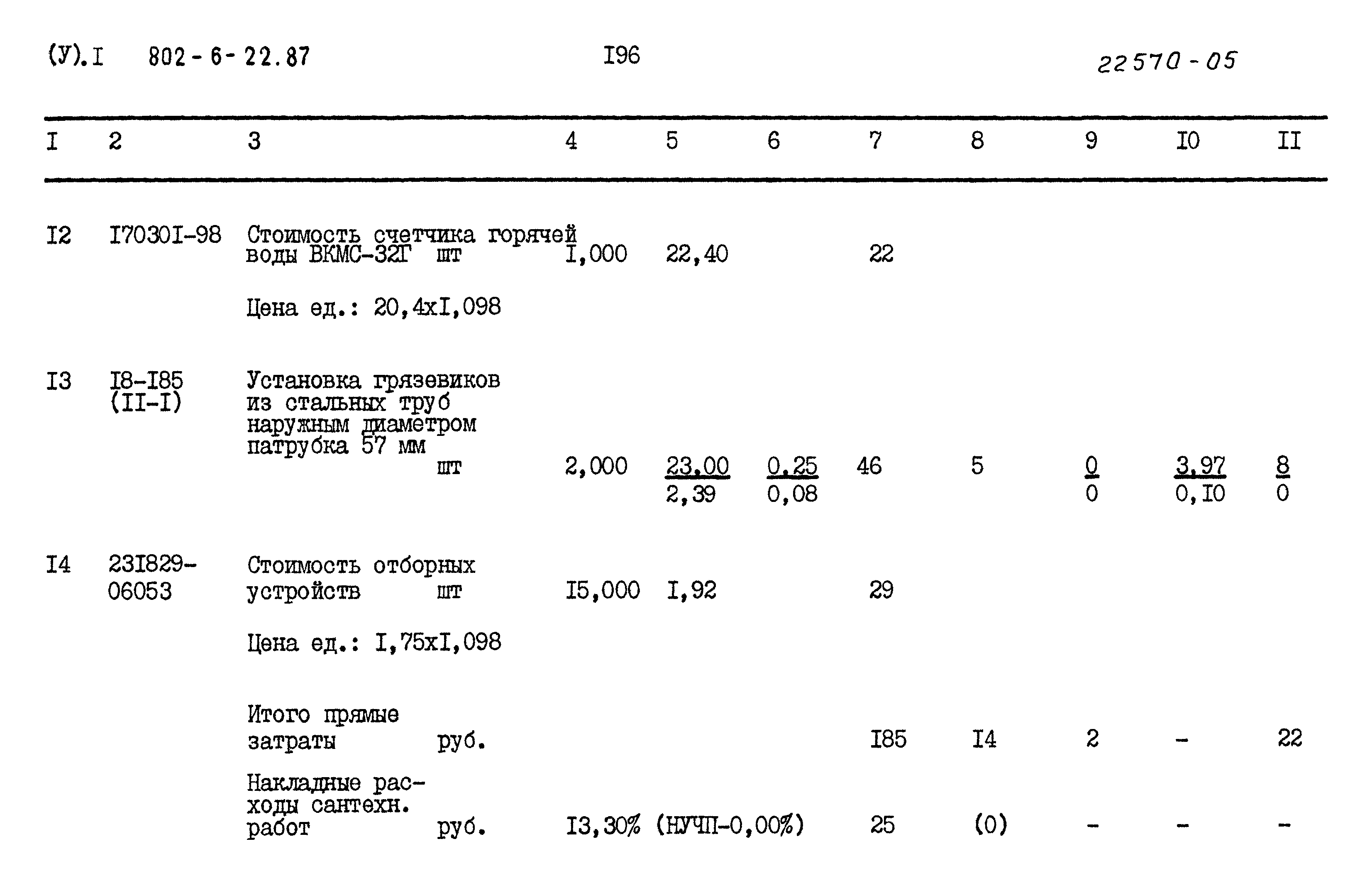 Типовой проект 802-6-22.87
