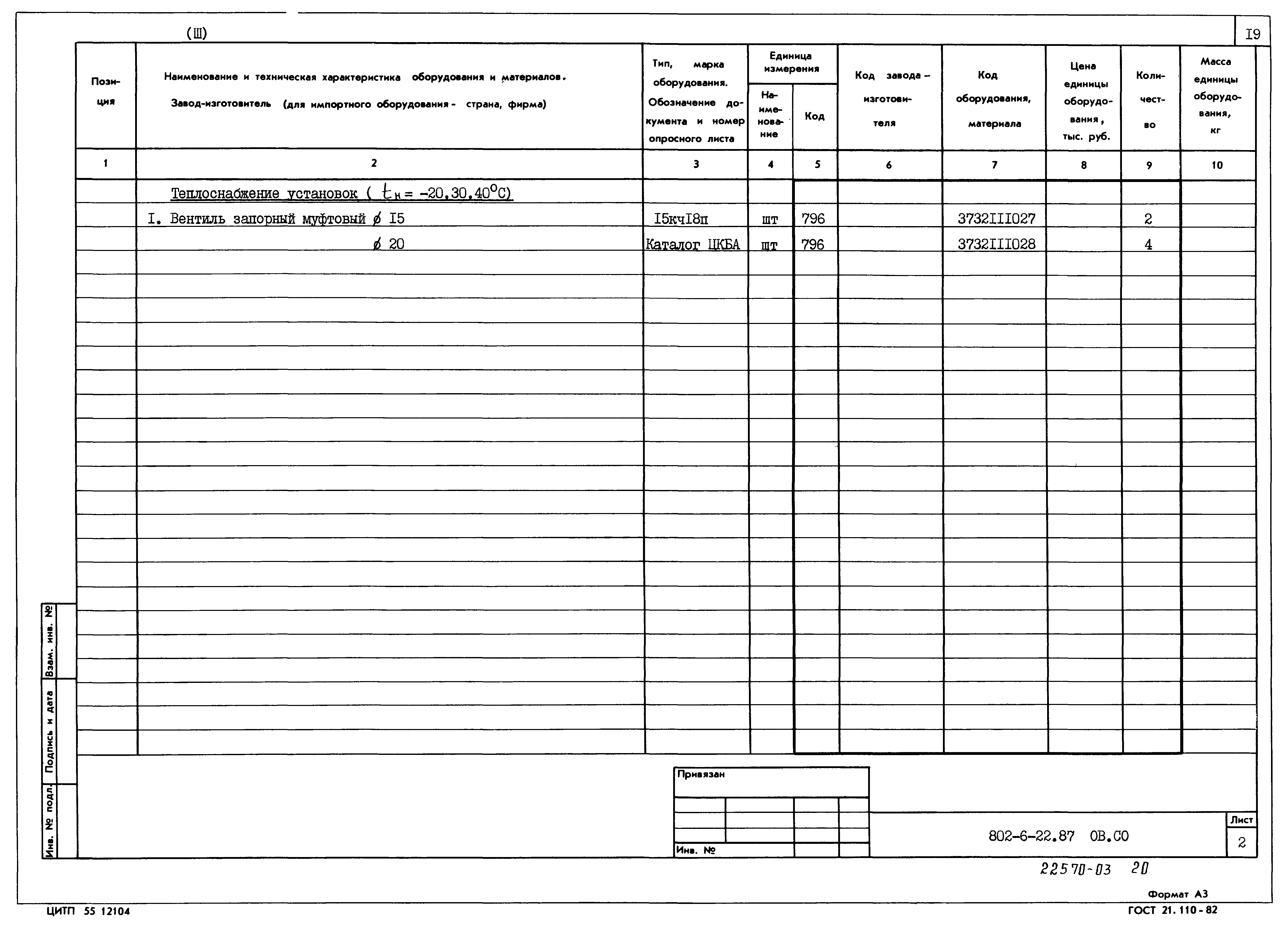 Типовой проект 802-6-22.87