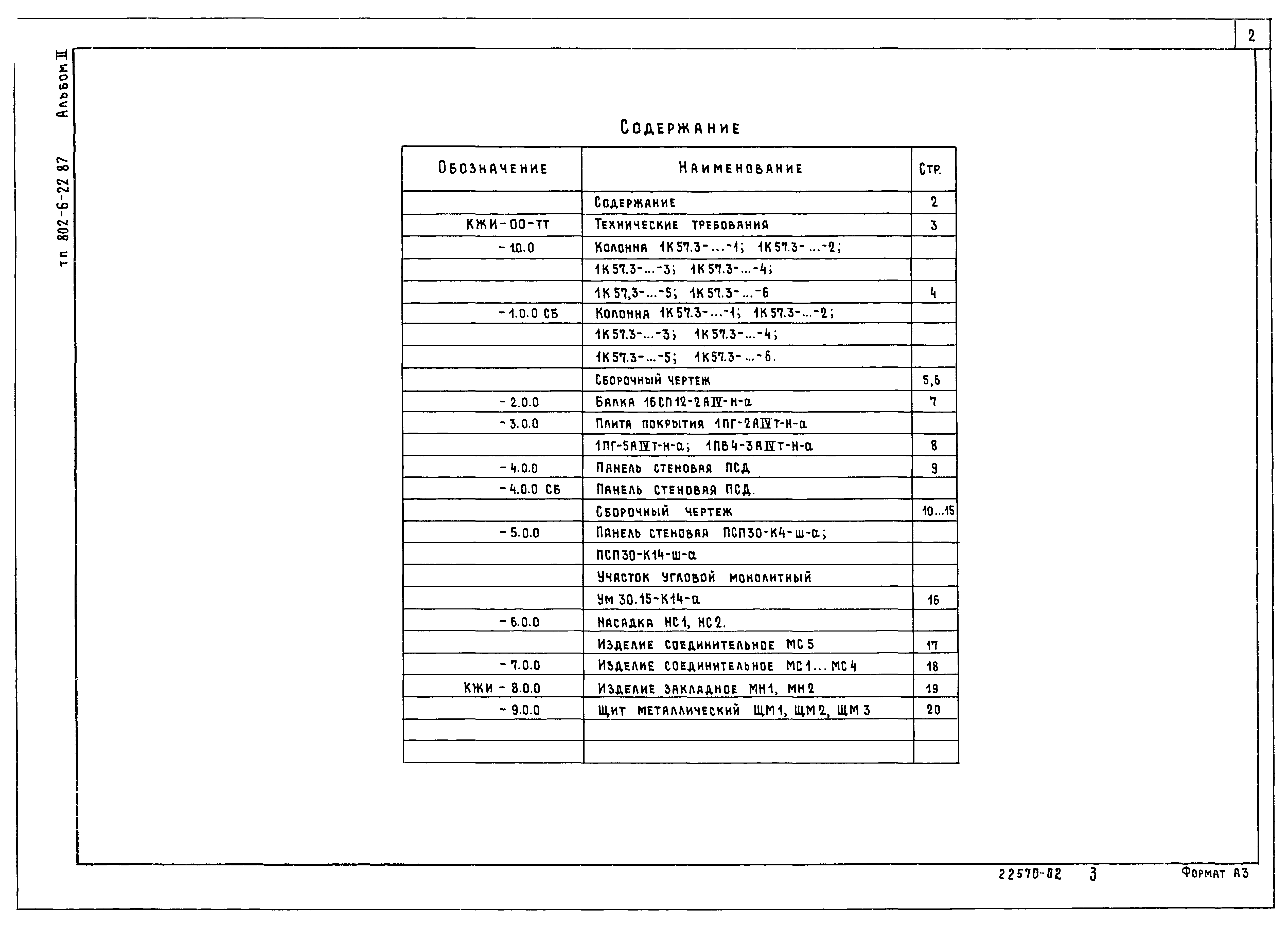 Типовой проект 802-6-22.87