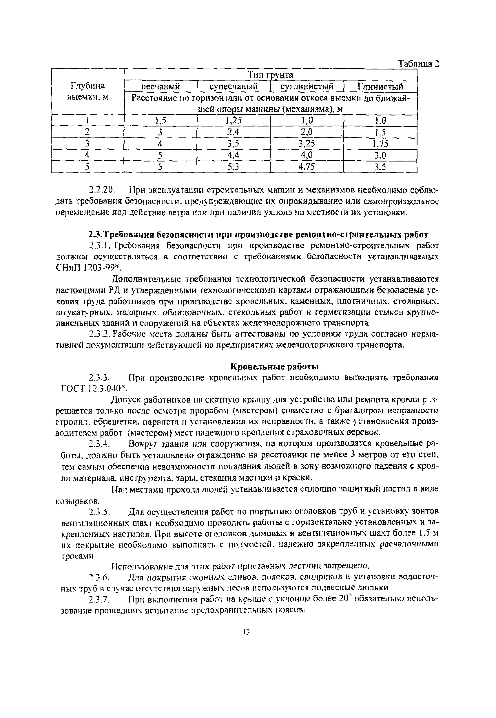 Скачать РД 32-ЦСР-110/34-03 Руководящий документ. Охрана труда при  эксплуатации зданий и сооружений и производстве ремонтно-строительных работ  на объектах железнодорожного транспорта