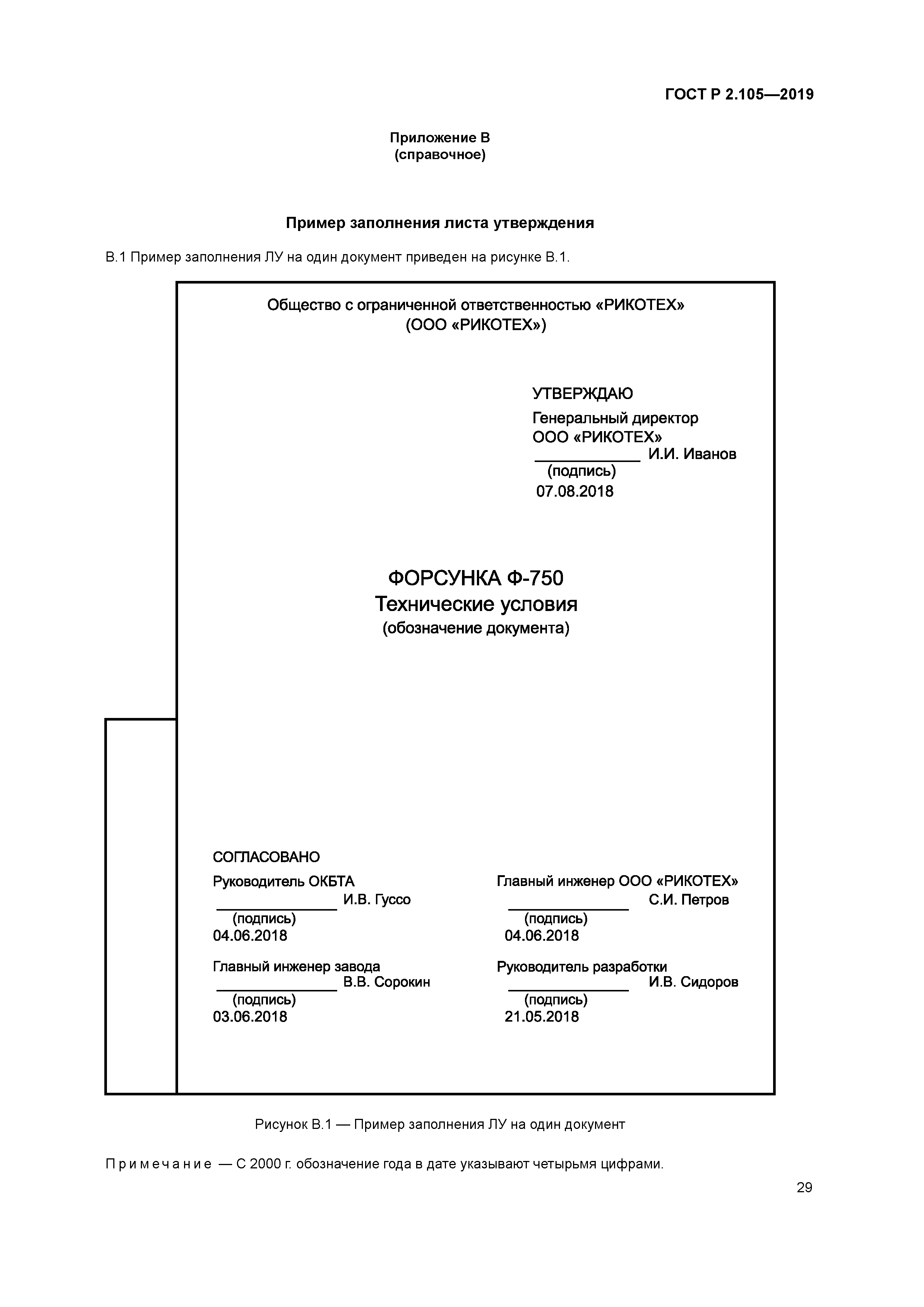 Гост оформление титульного листа проекта