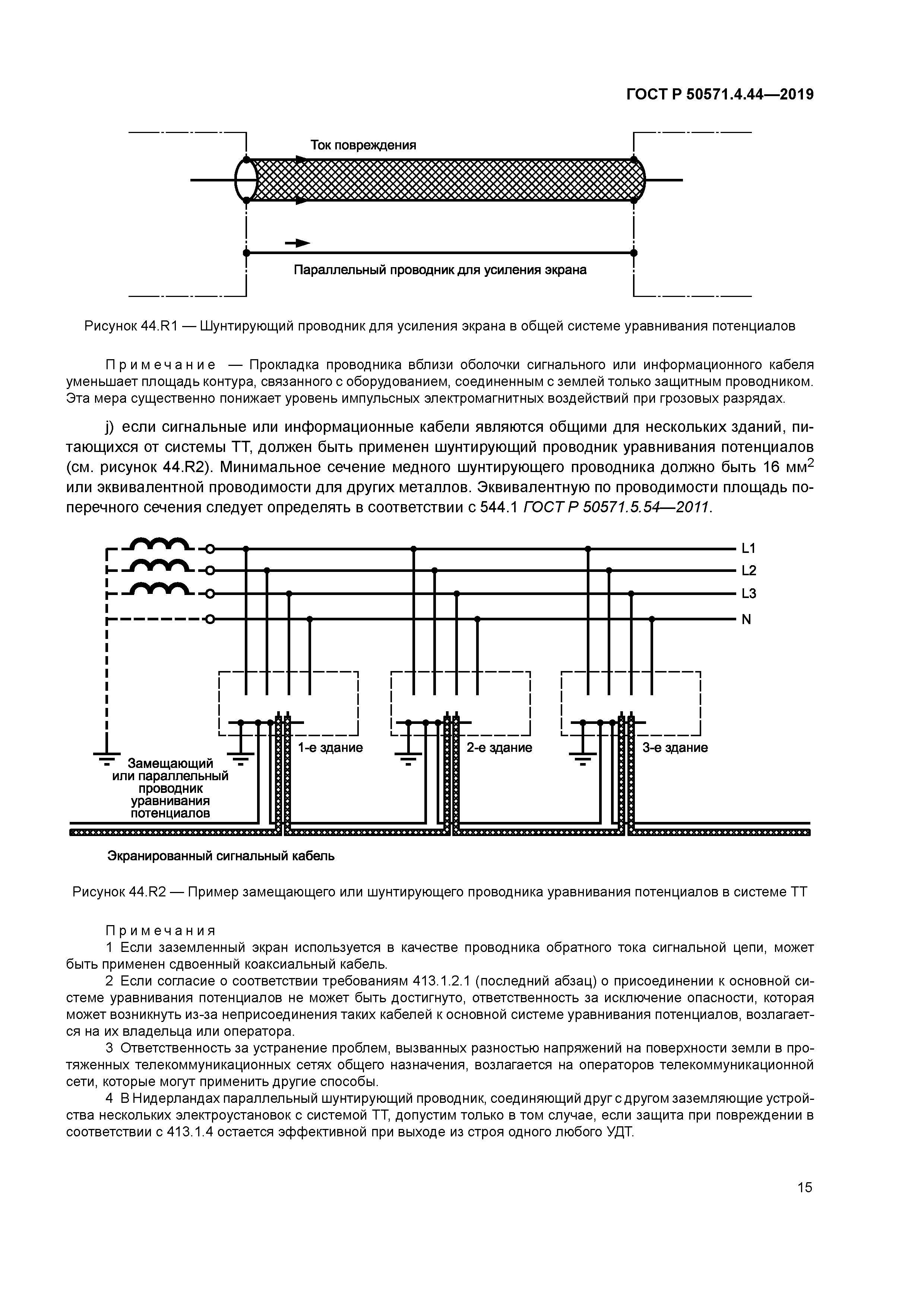 ГОСТ Р 50571.4.44-2019