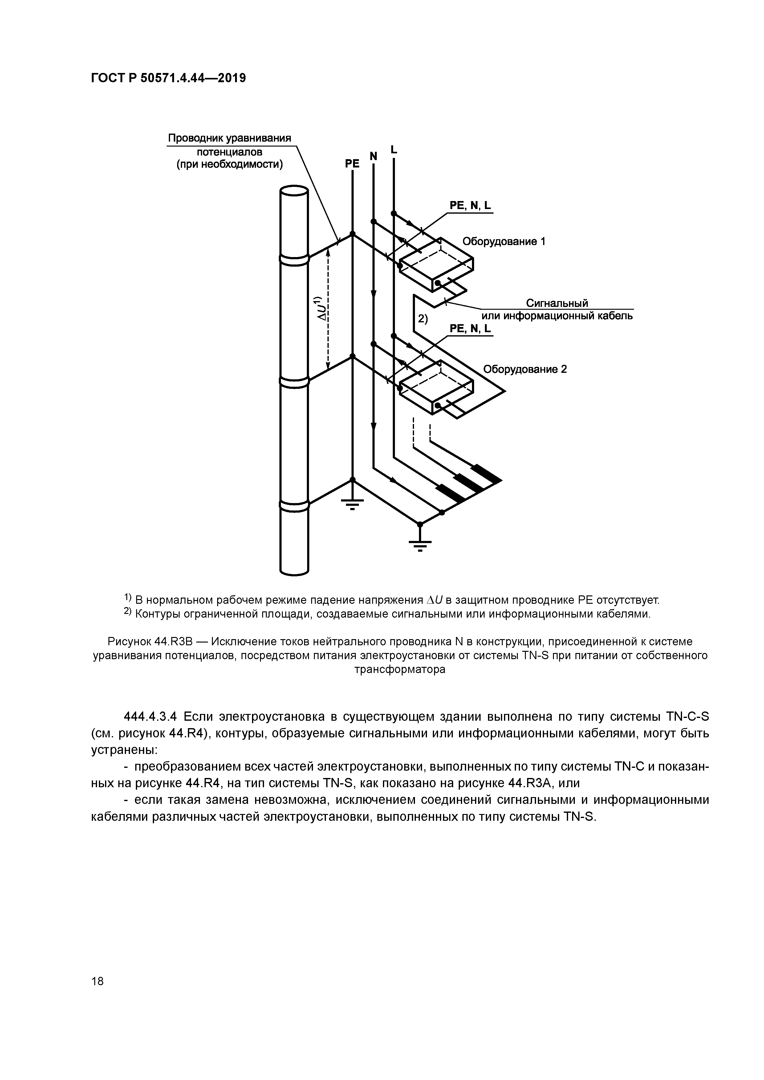 ГОСТ Р 50571.4.44-2019
