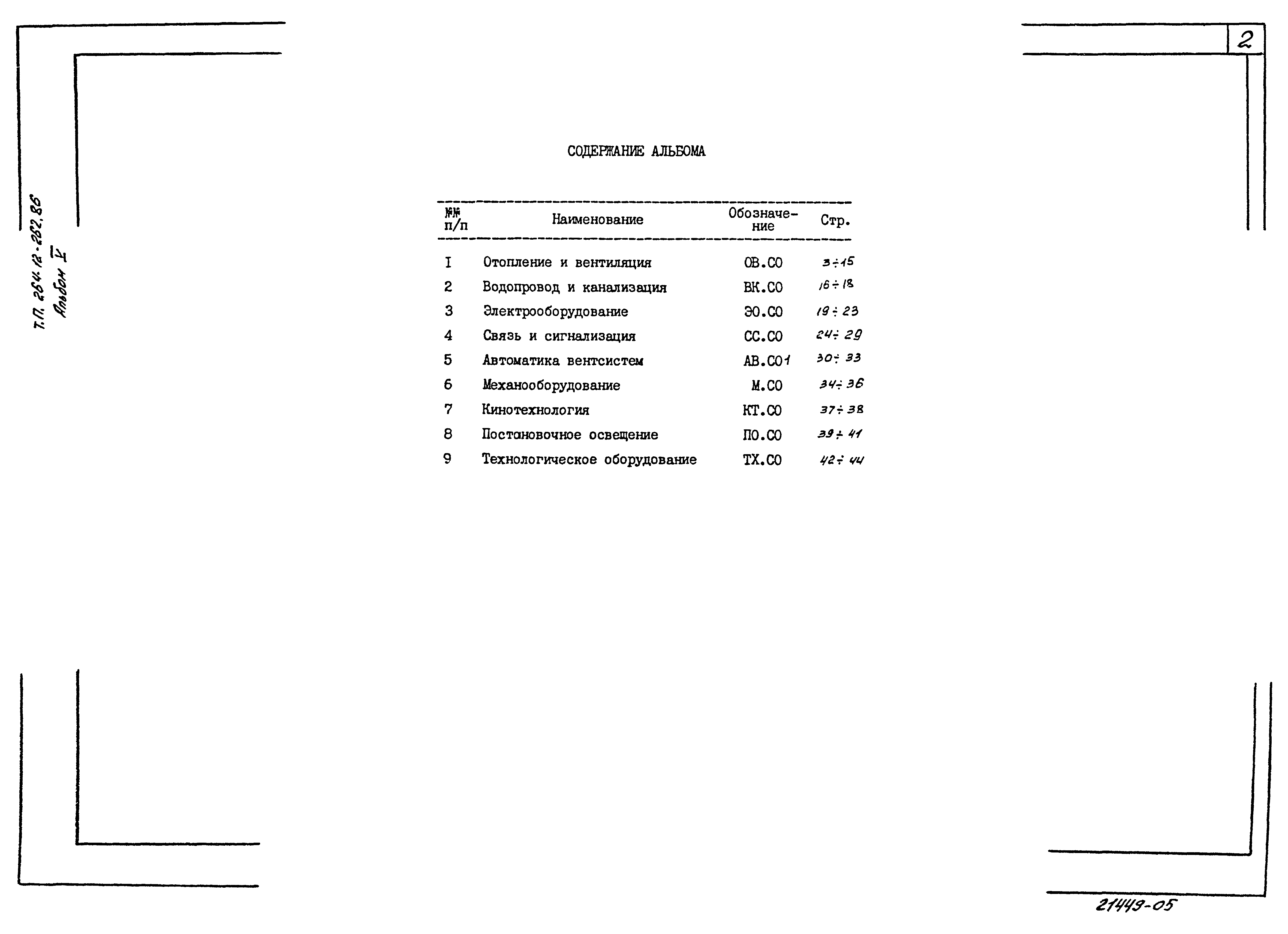 Типовой проект 264-12-262.86