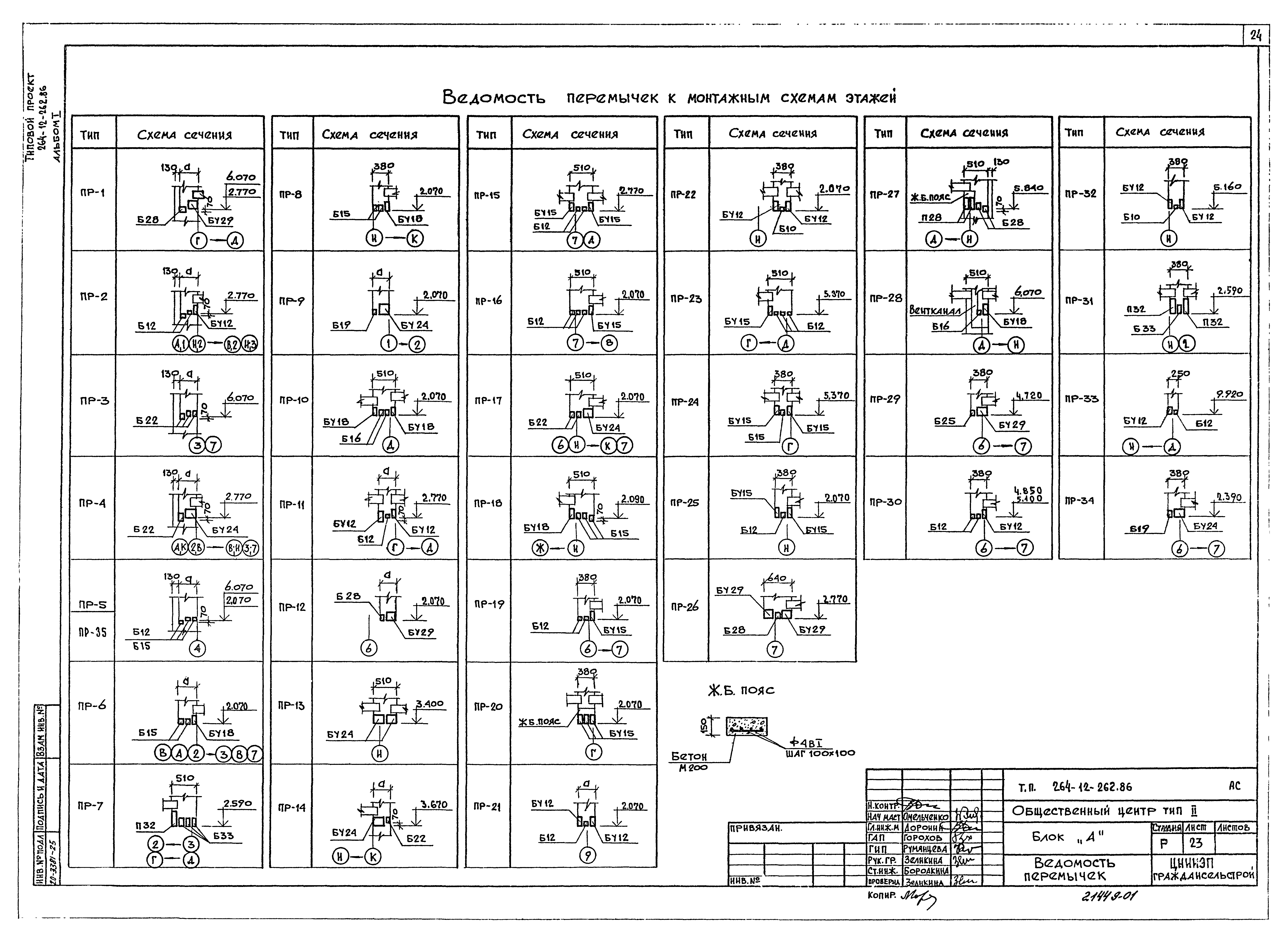 Типовой проект 264-12-262.86