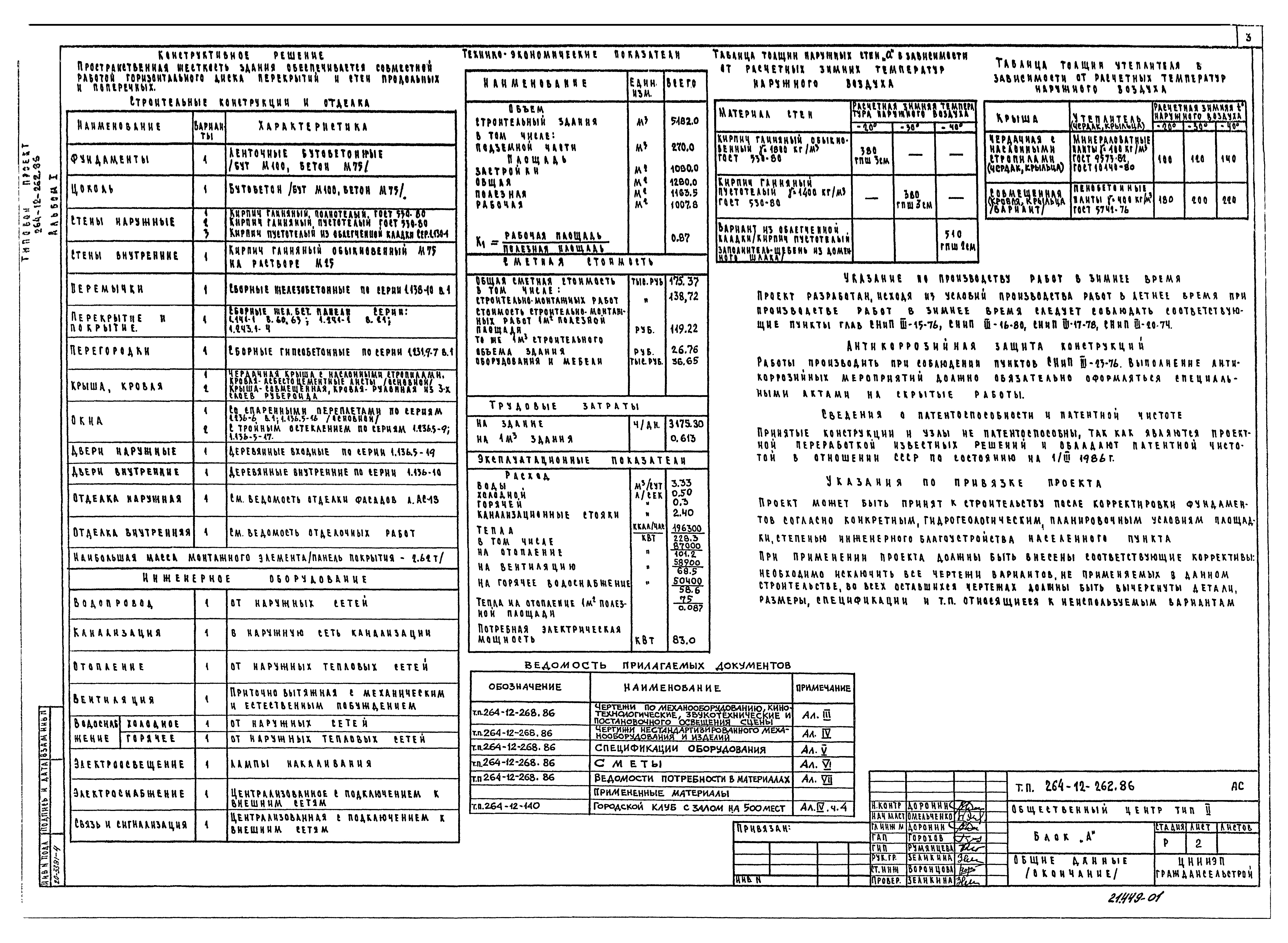 Типовой проект 264-12-262.86