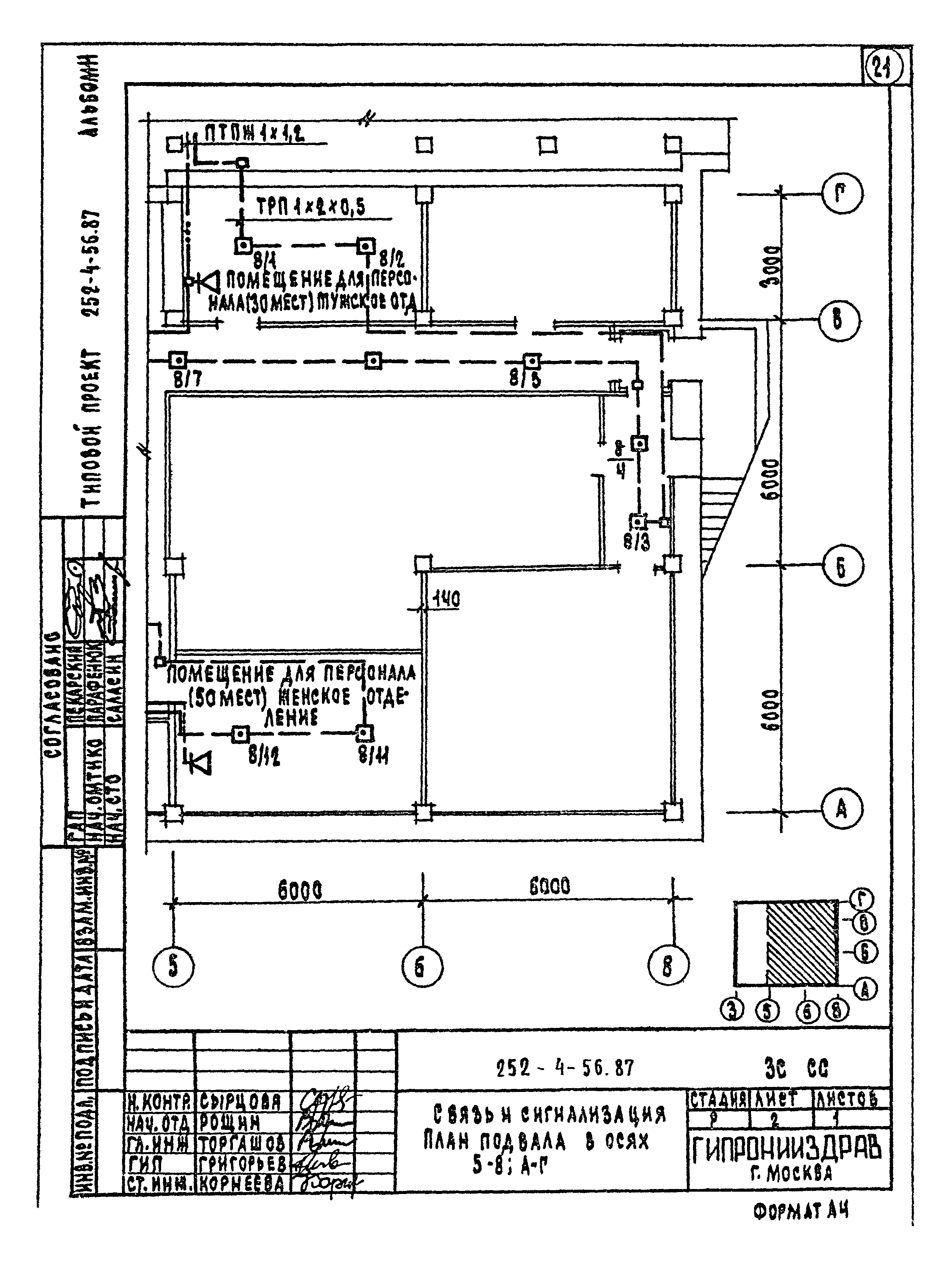 Типовой проект 252-4-56.87