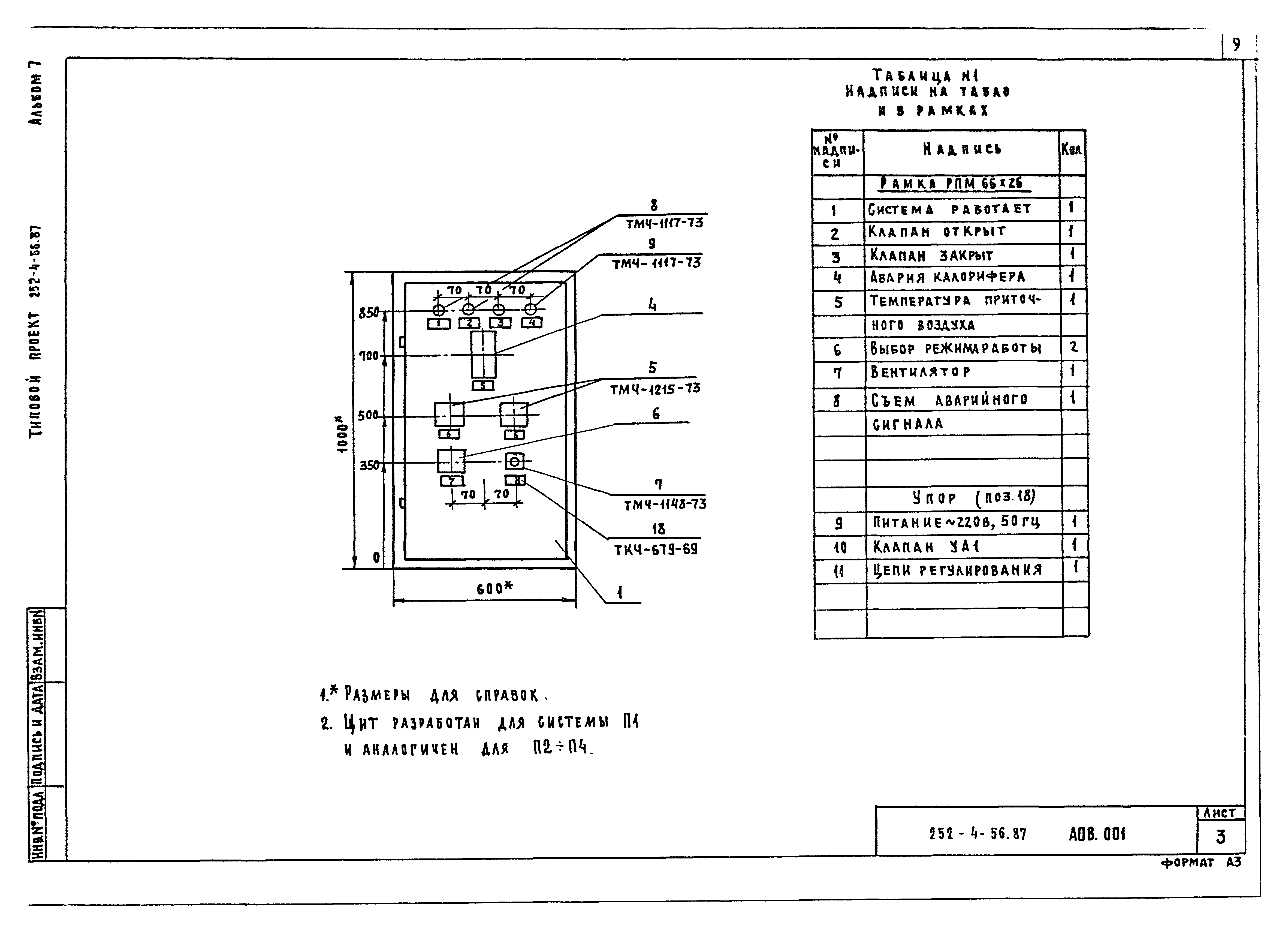 Типовой проект 252-4-56.87