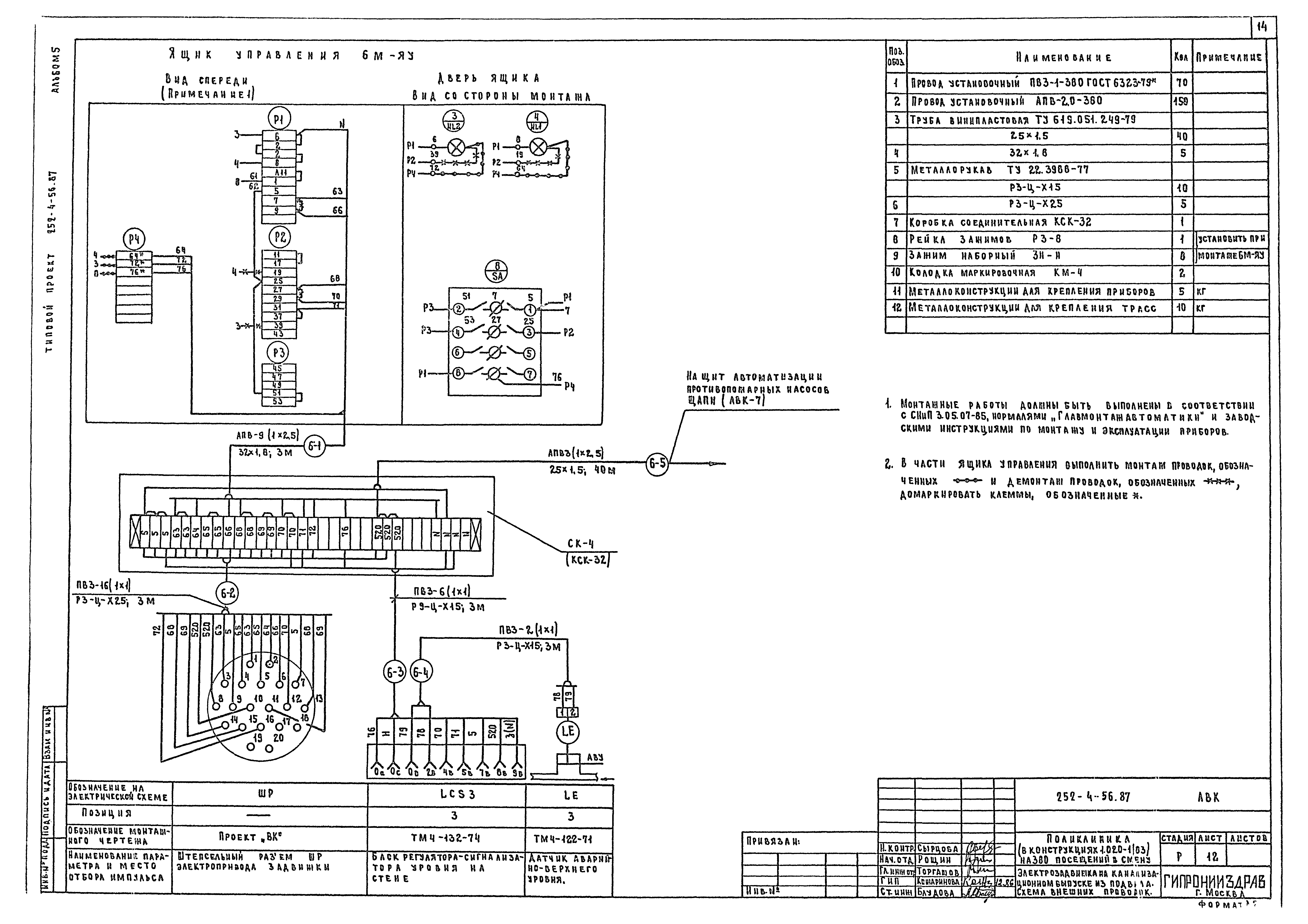 Типовой проект 252-4-56.87
