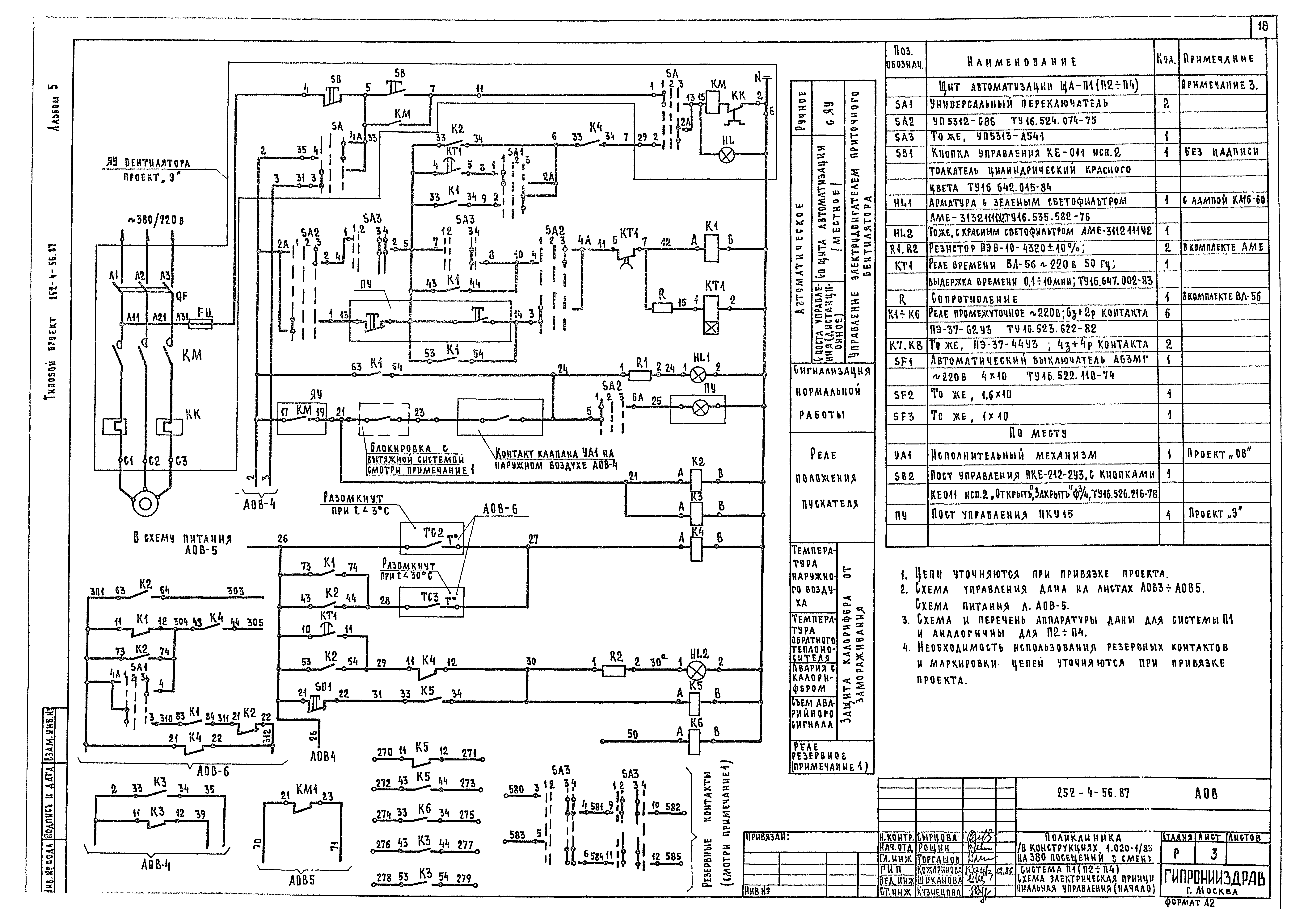 Типовой проект 252-4-56.87