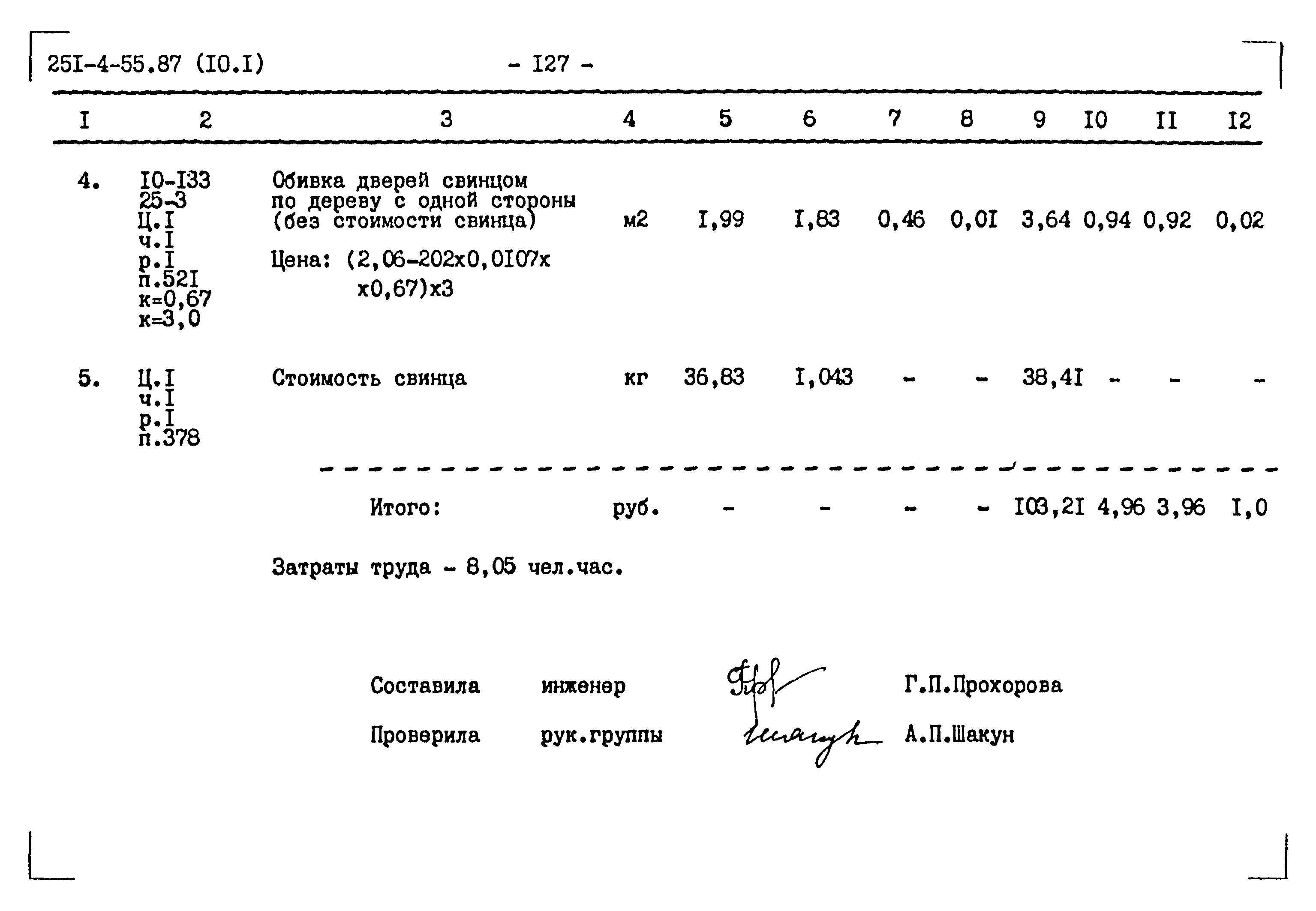 Типовой проект 251-4-55.87
