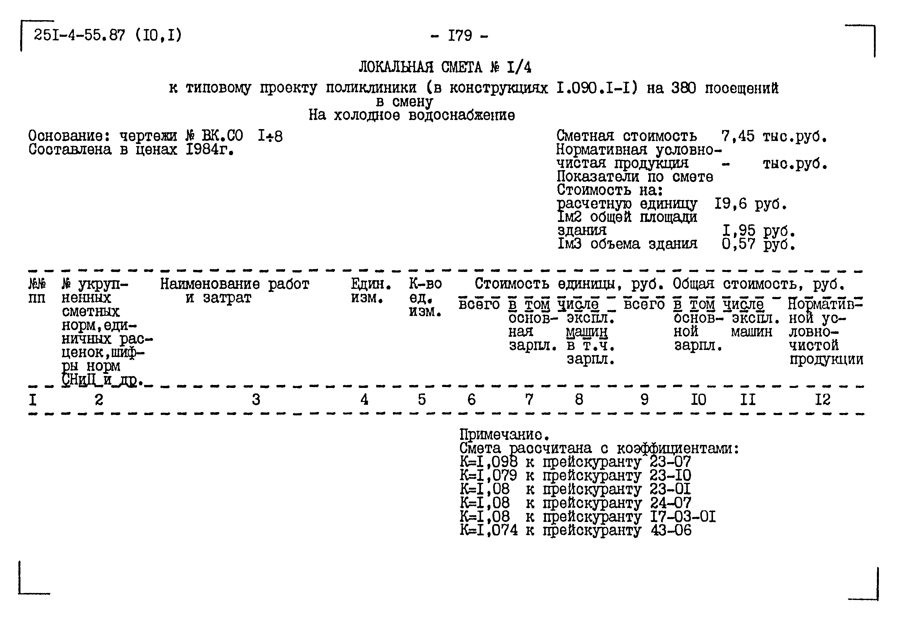 Типовой проект 251-4-55.87