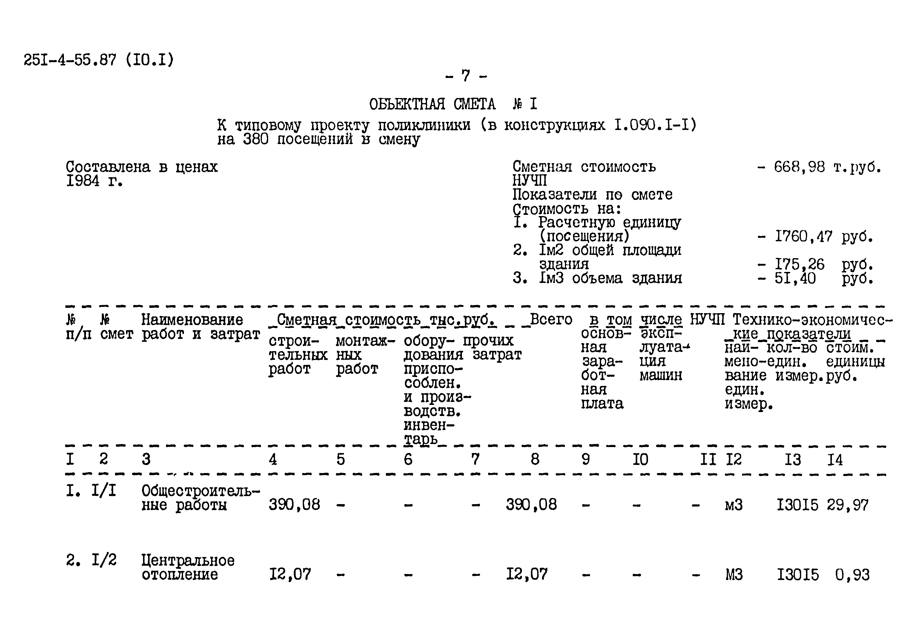 Типовой проект 251-4-55.87