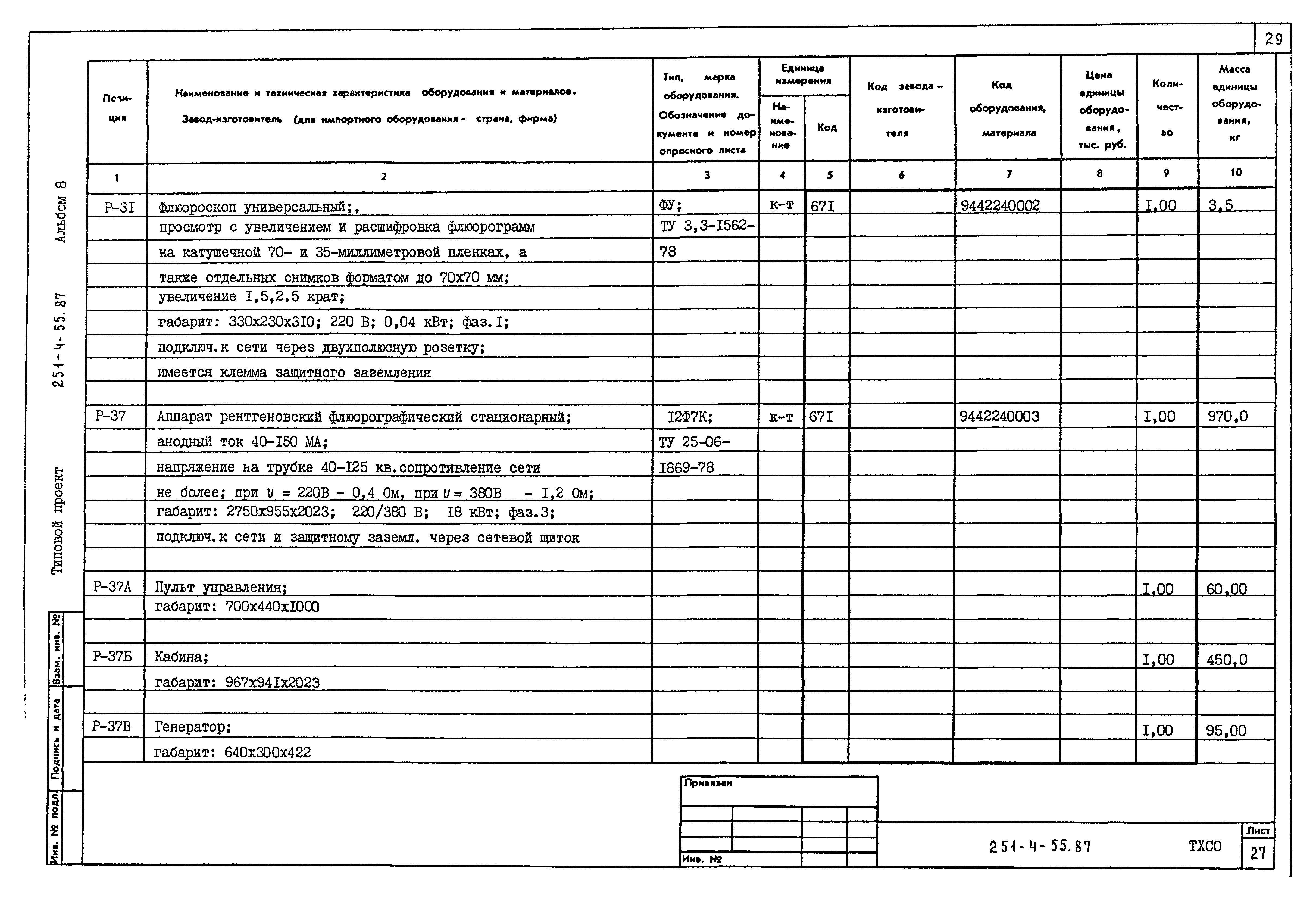 Типовой проект 251-4-55.87