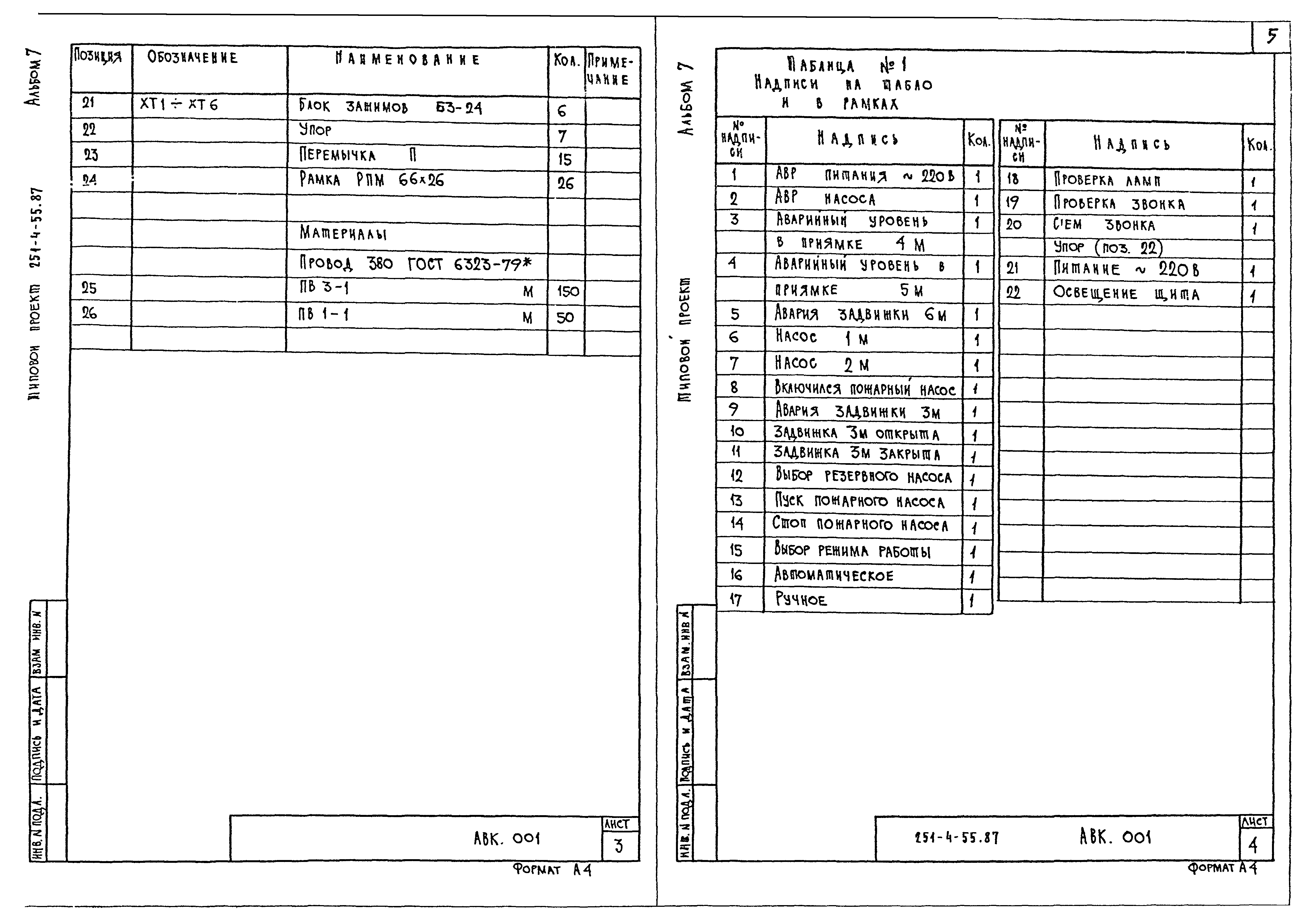Типовой проект 251-4-55.87