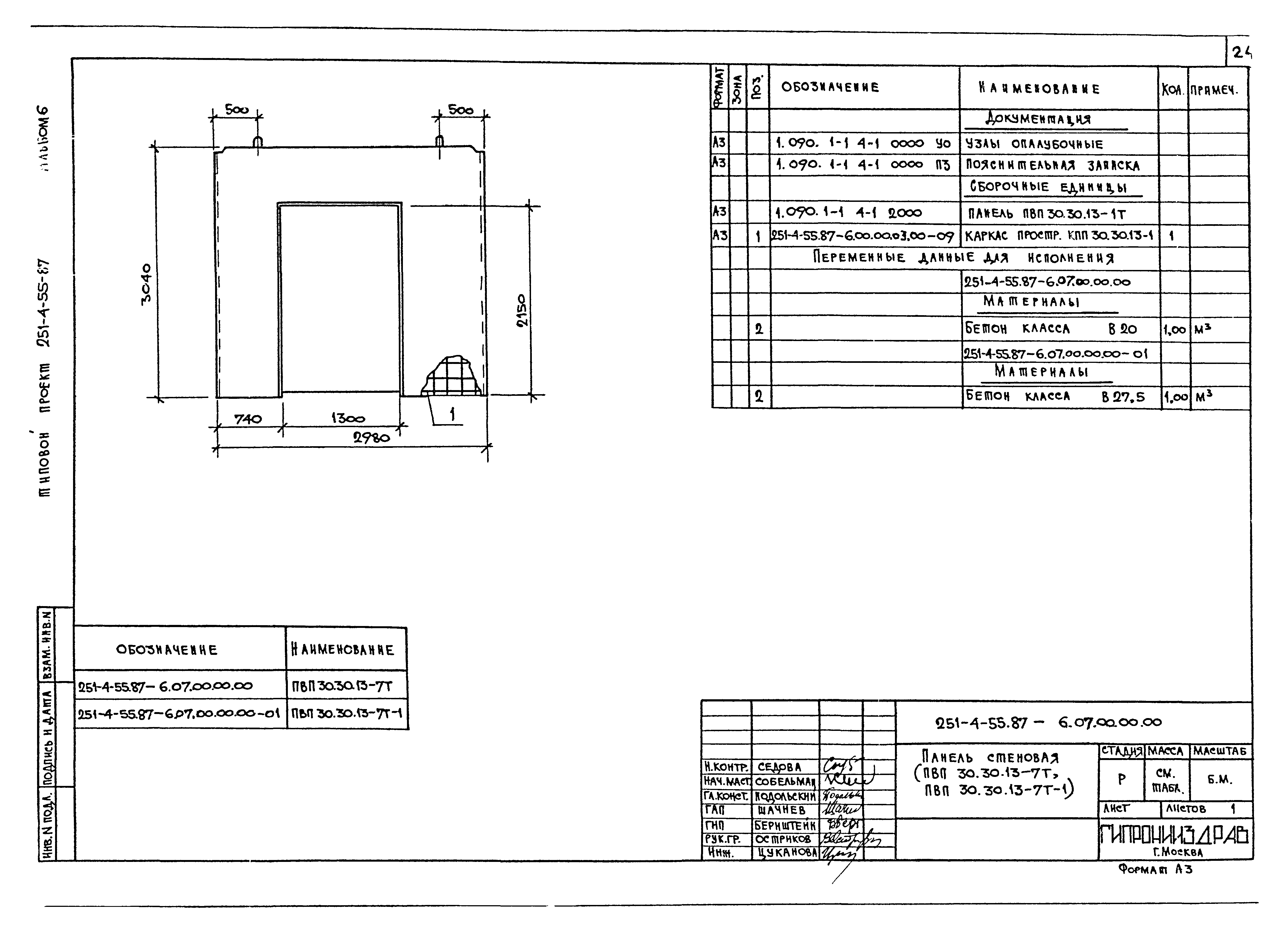 Типовой проект 251-4-55.87