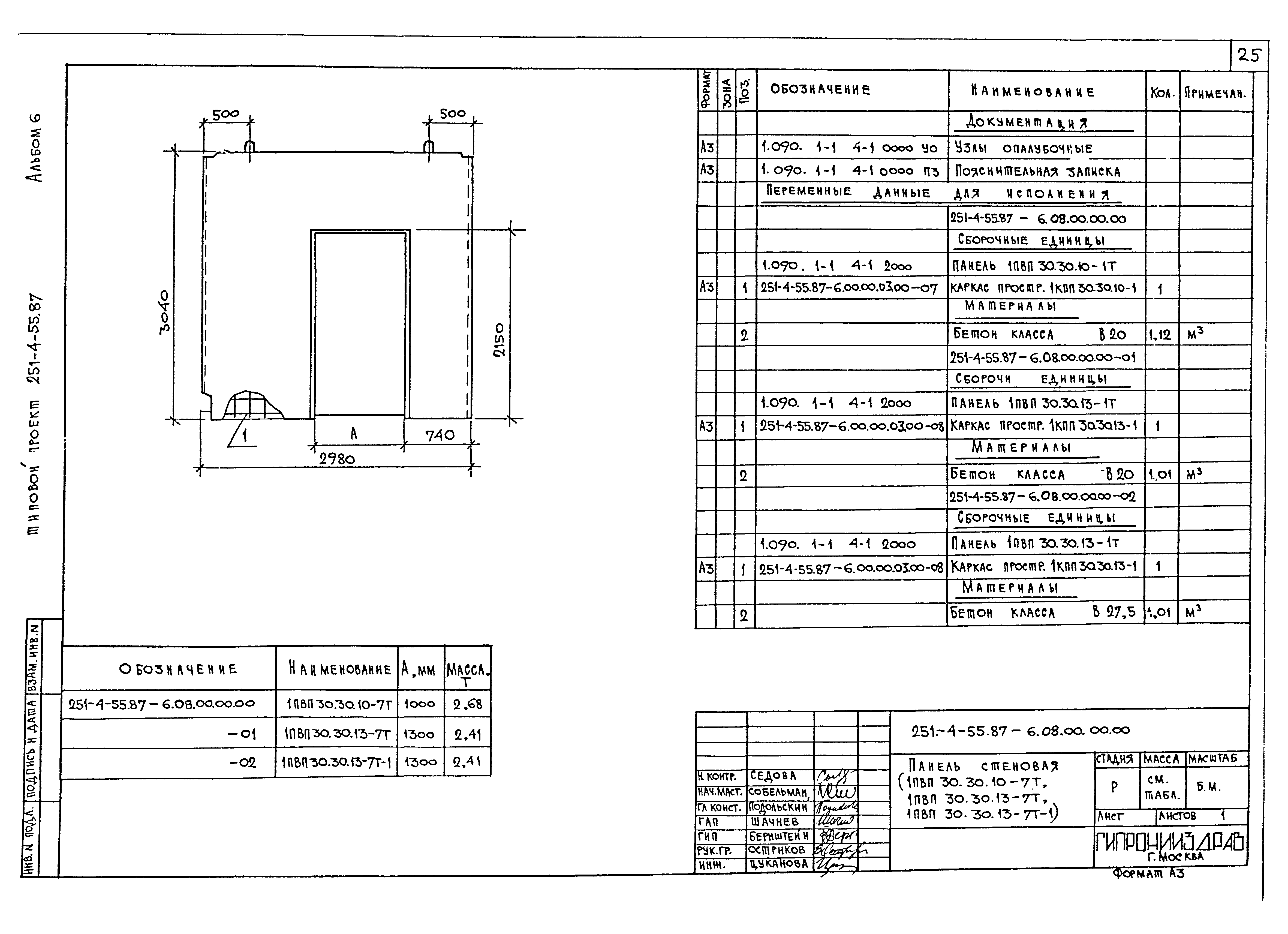 Типовой проект 251-4-55.87
