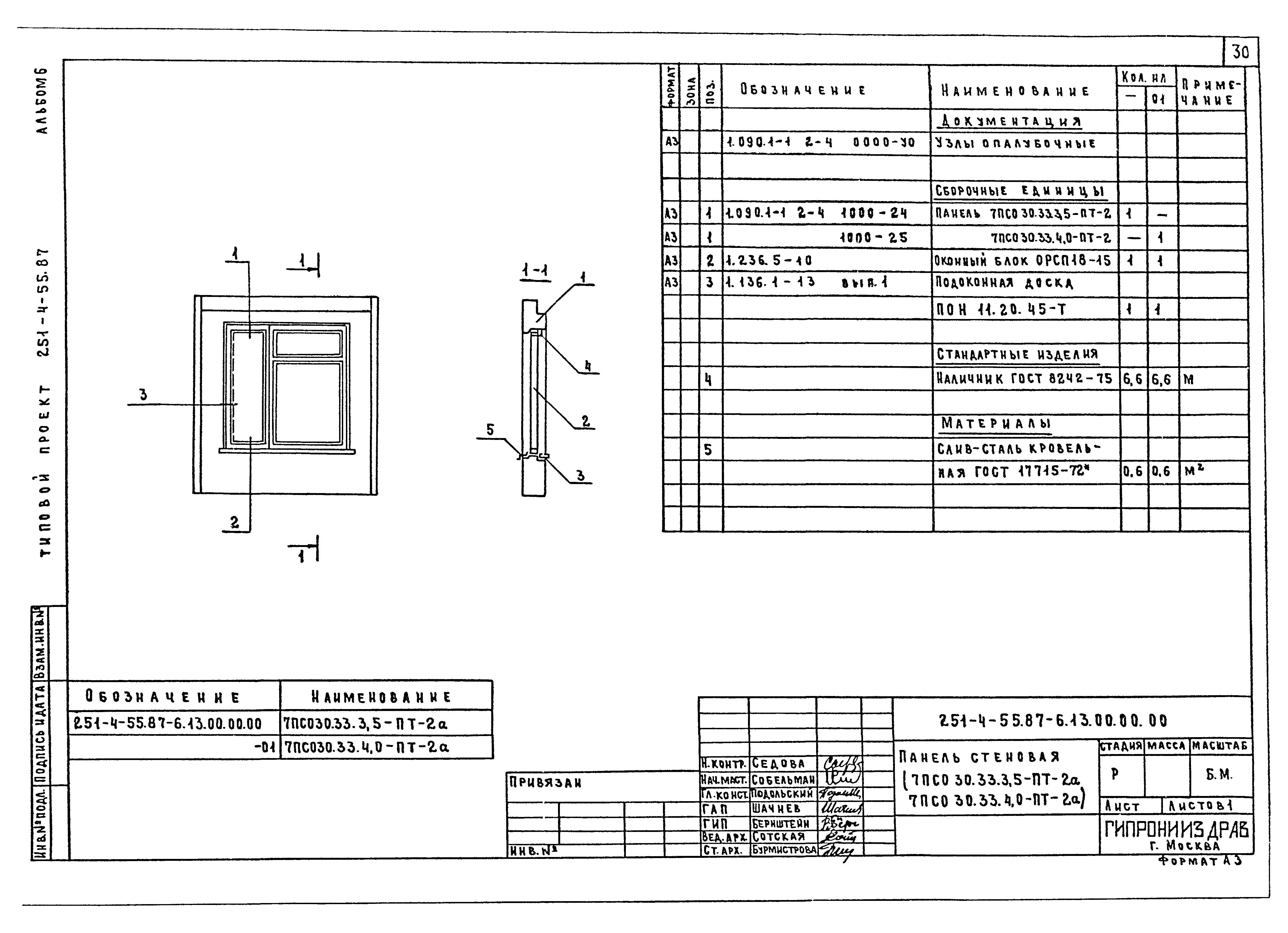 Типовой проект 251-4-55.87