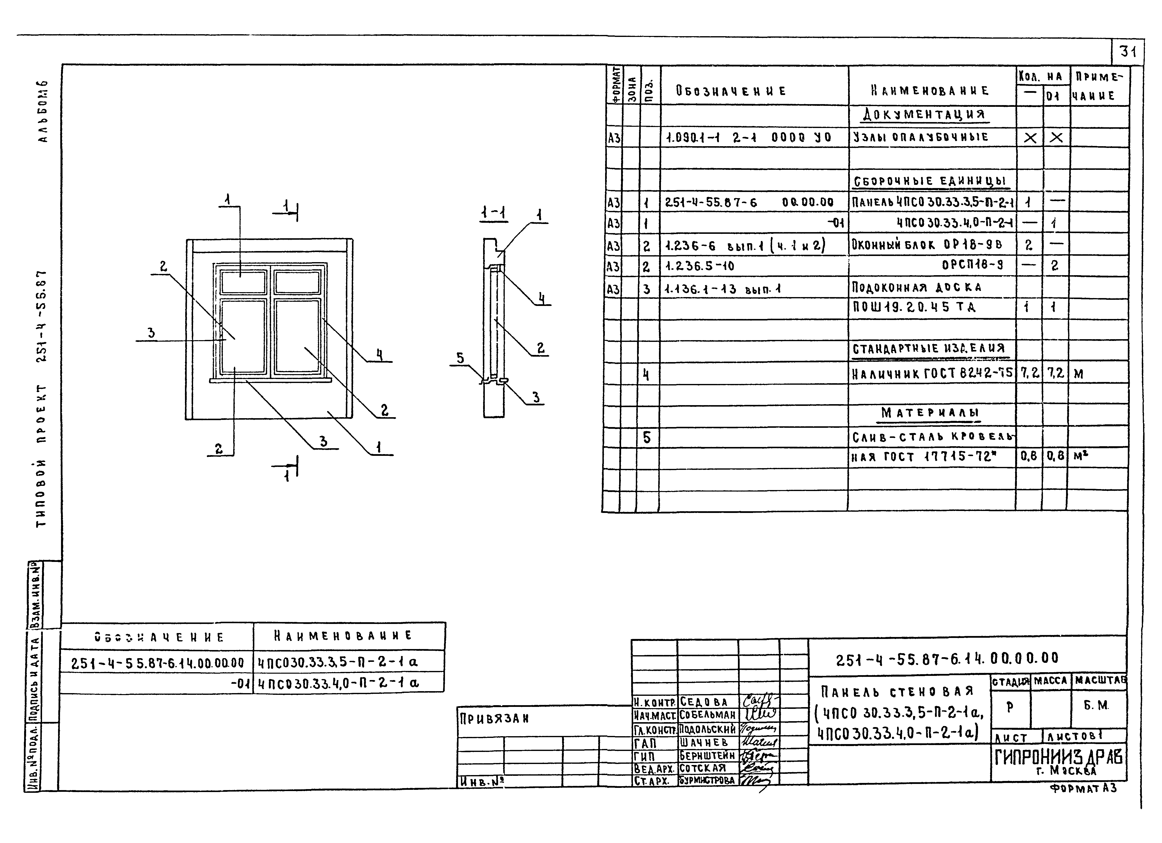 Типовой проект 251-4-55.87