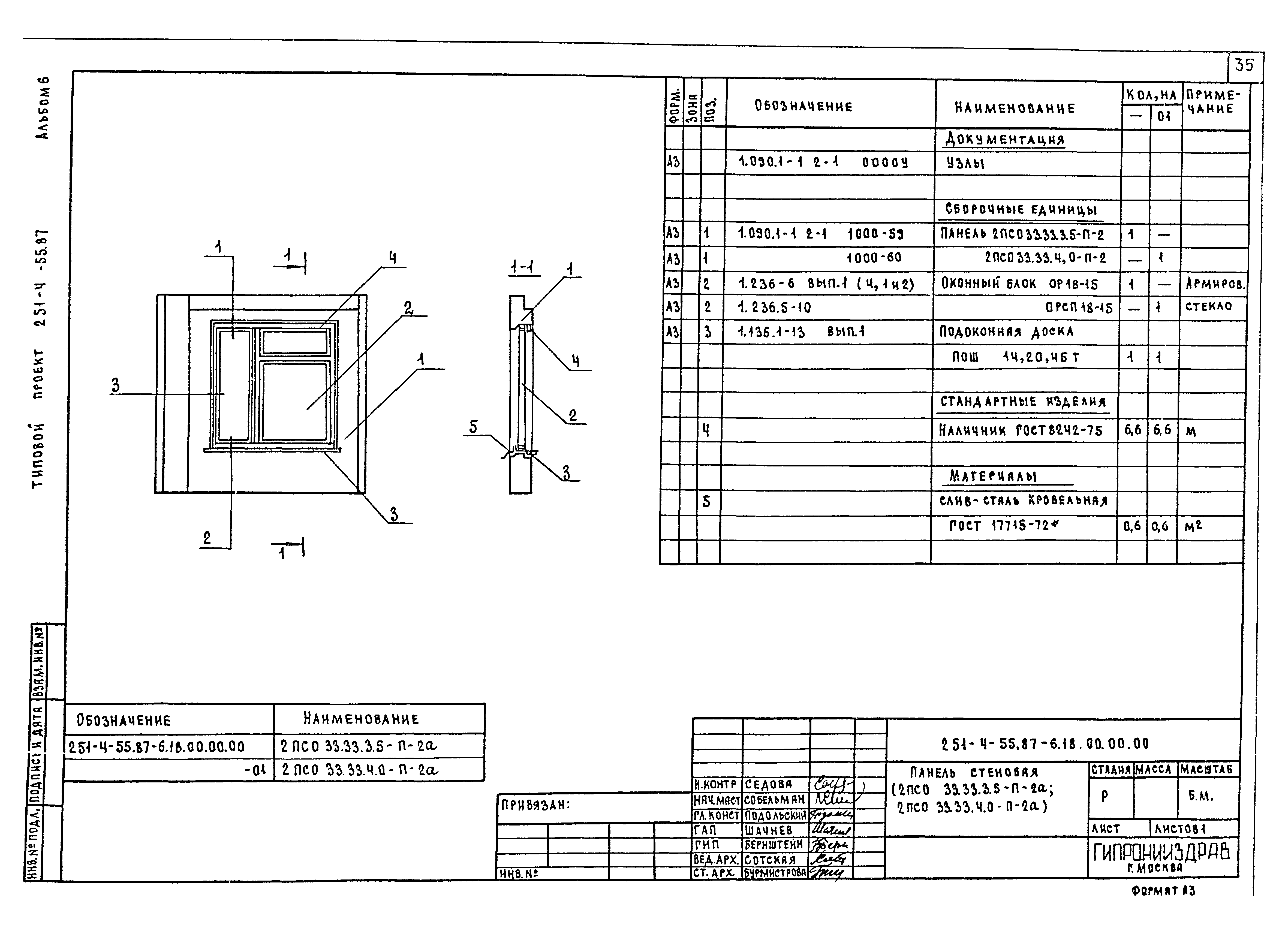 Типовой проект 251-4-55.87