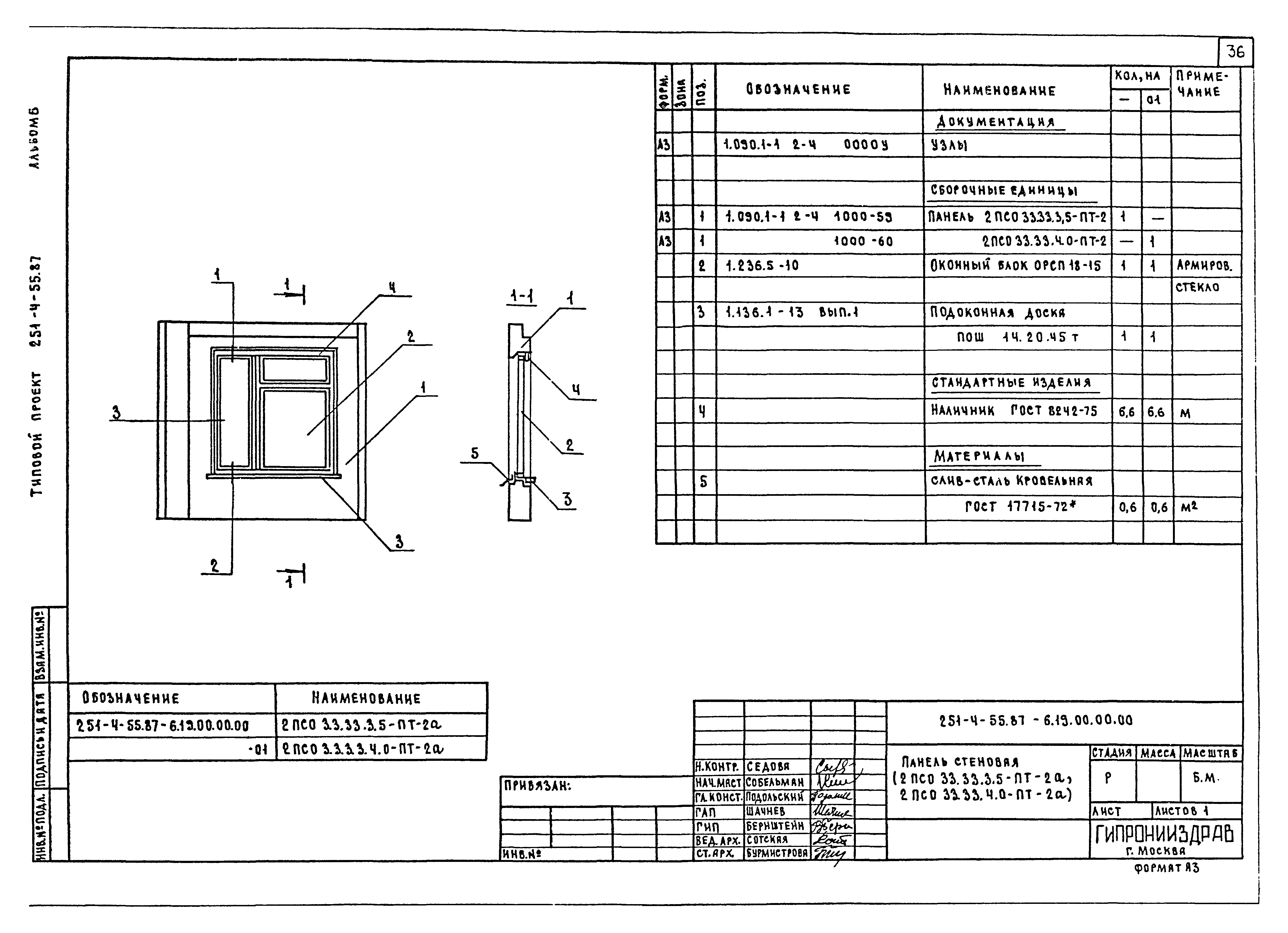 Типовой проект 251-4-55.87