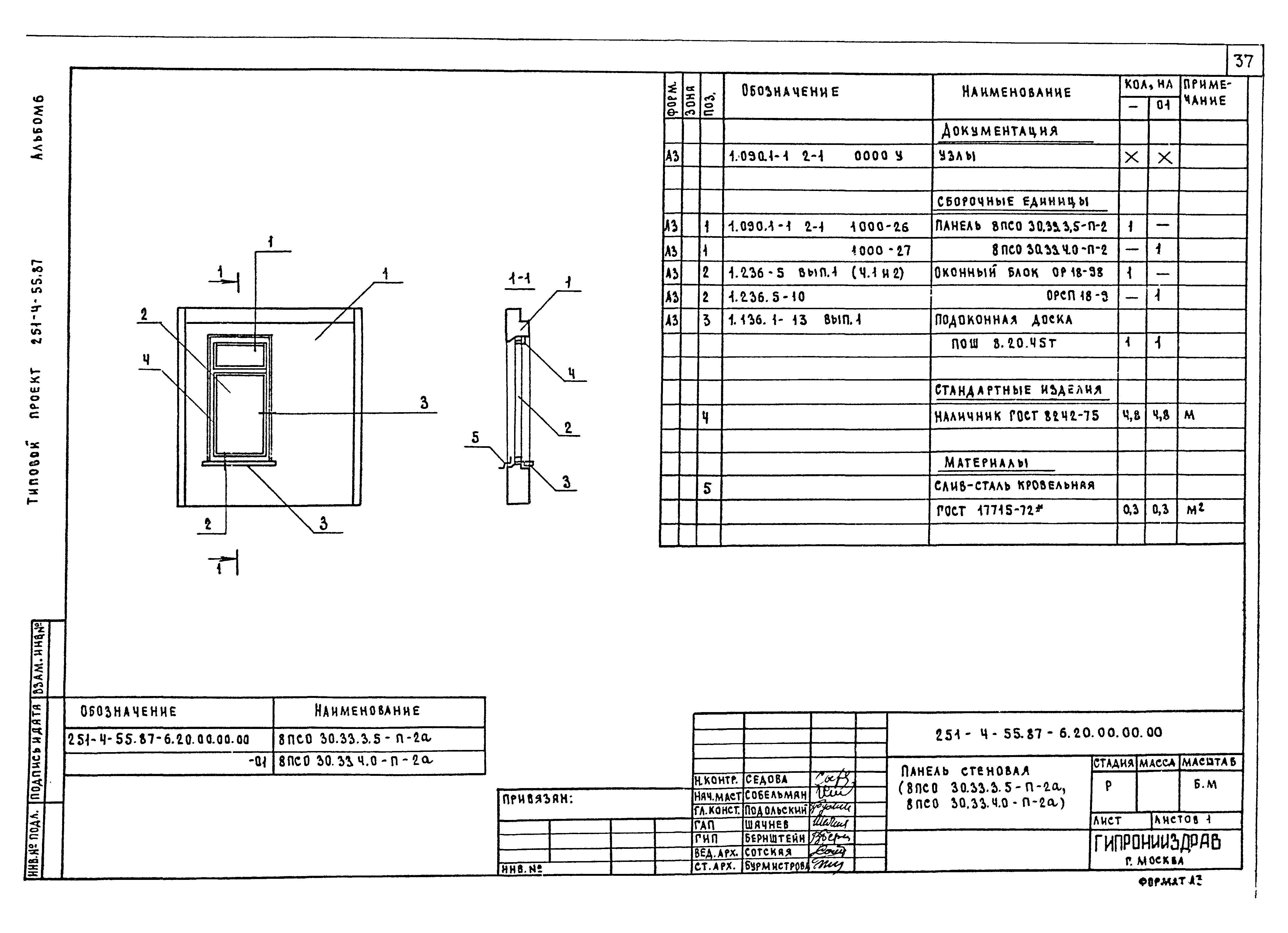 Типовой проект 251-4-55.87