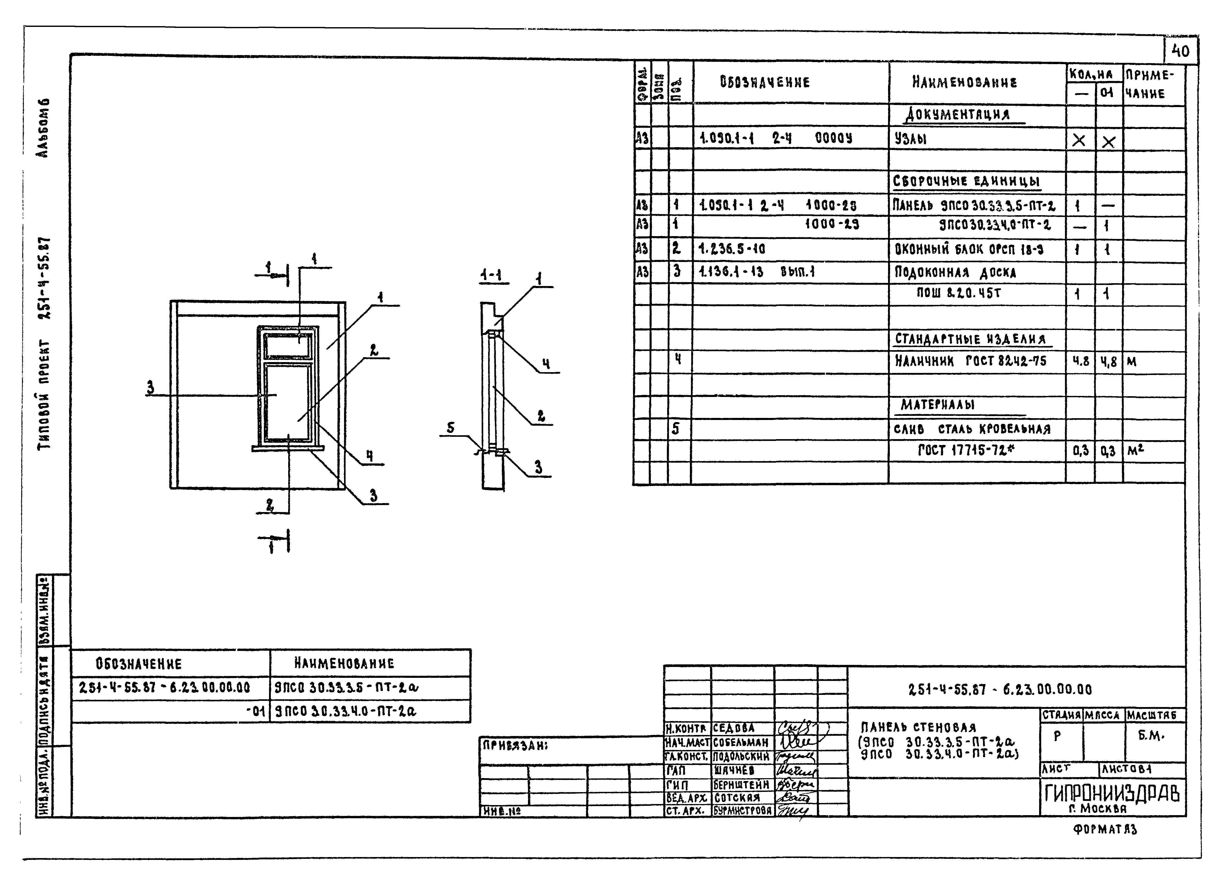 Типовой проект 251-4-55.87