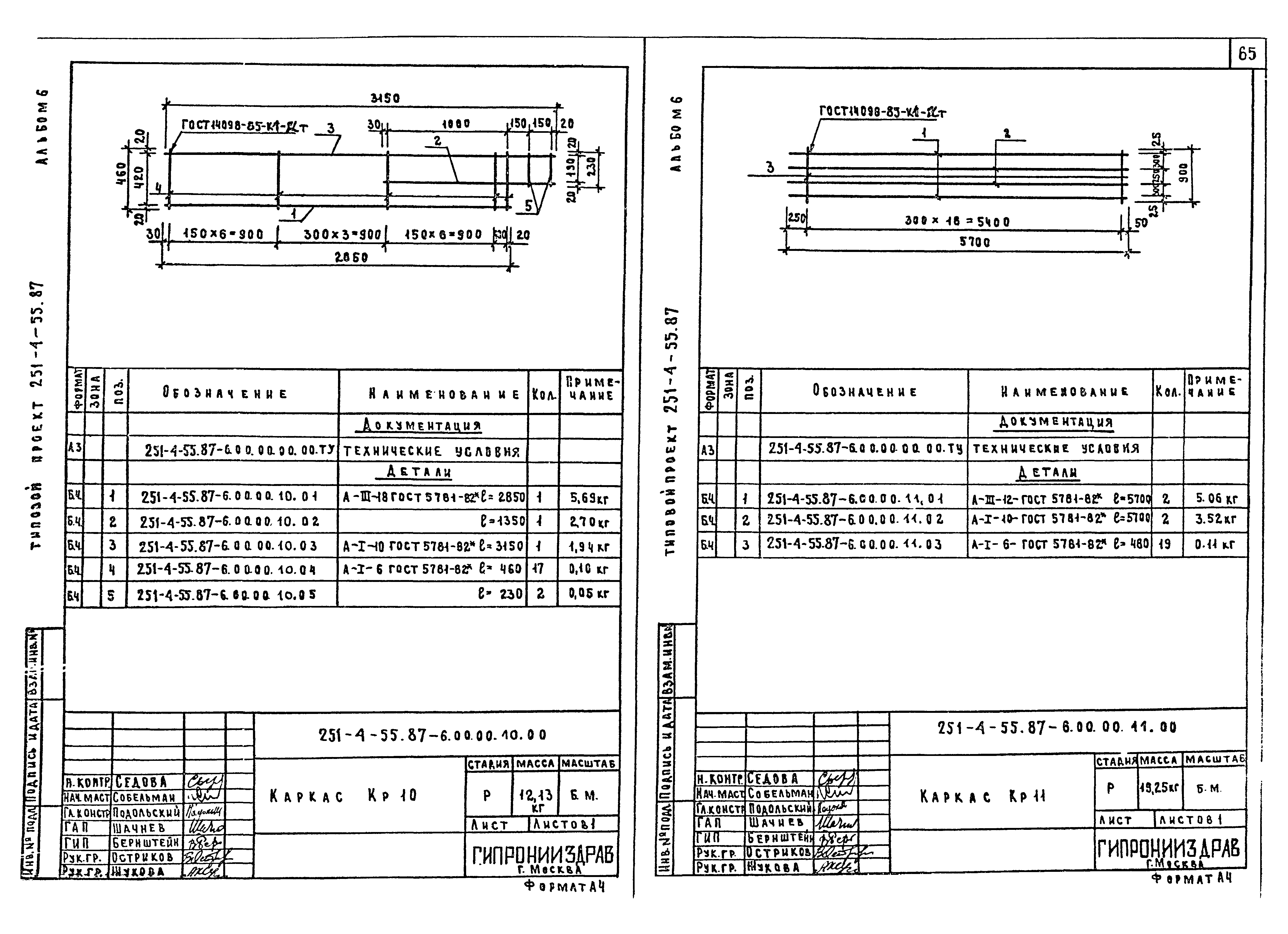 Типовой проект 251-4-55.87
