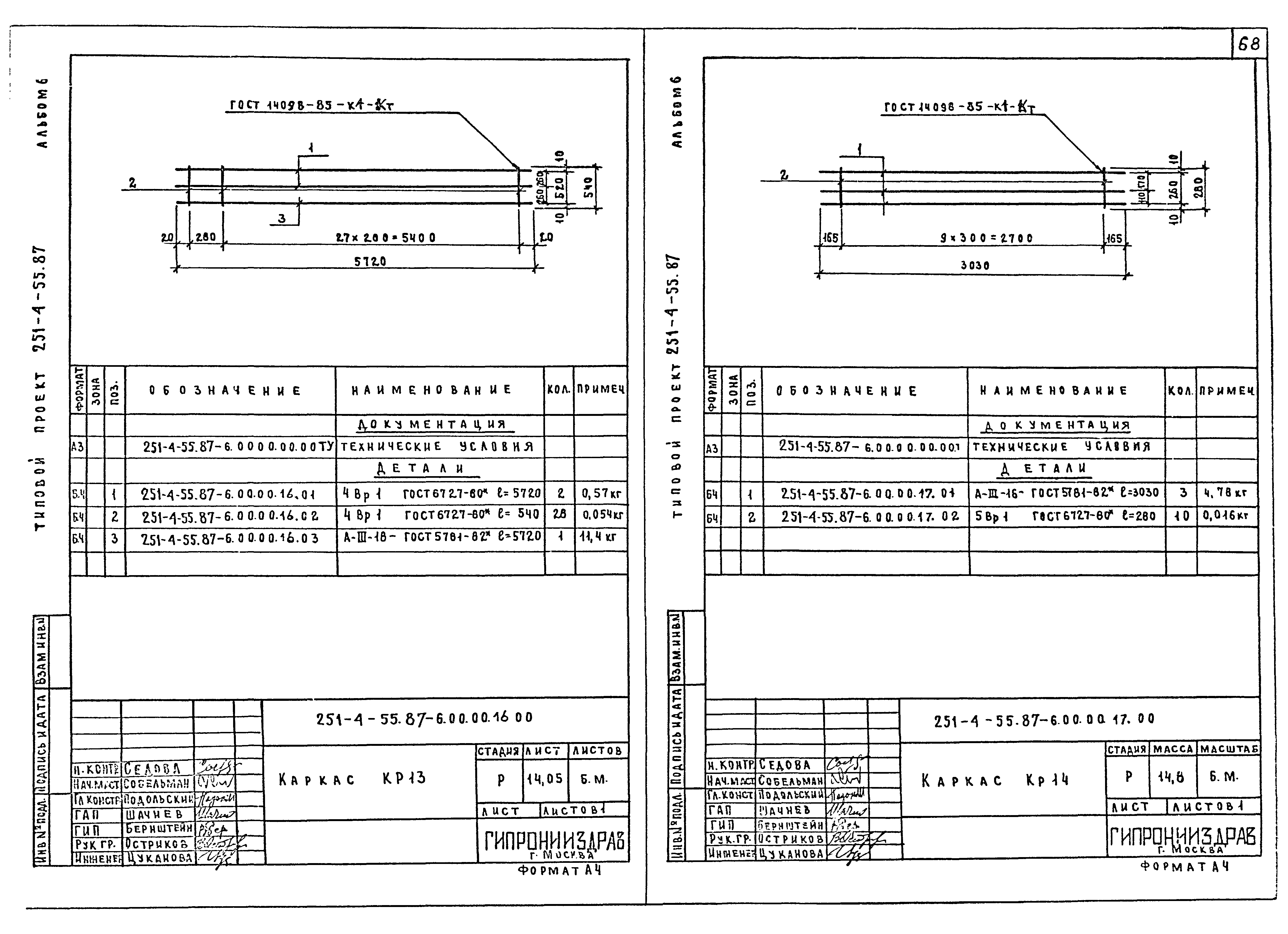 Типовой проект 251-4-55.87