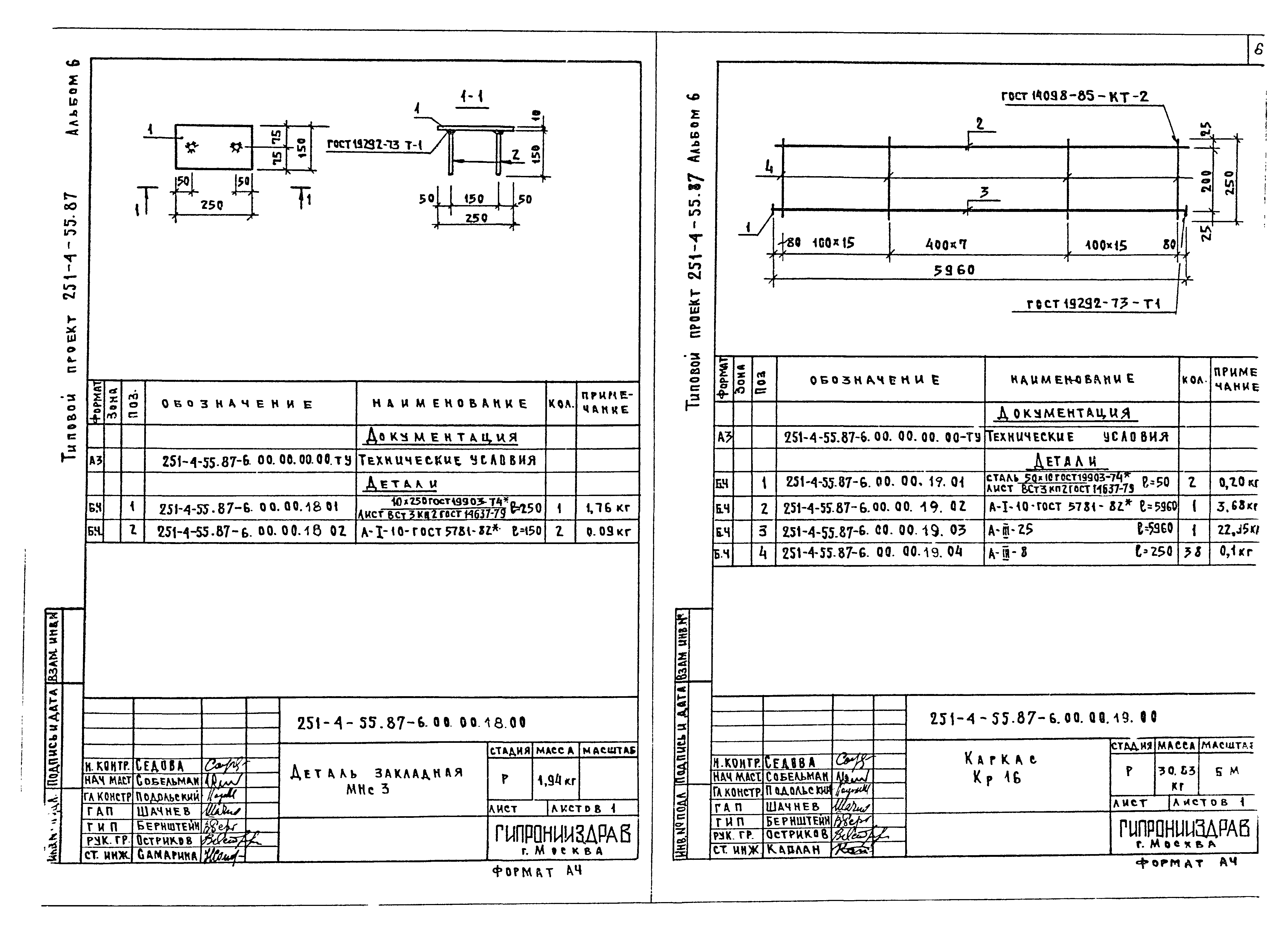 Типовой проект 251-4-55.87