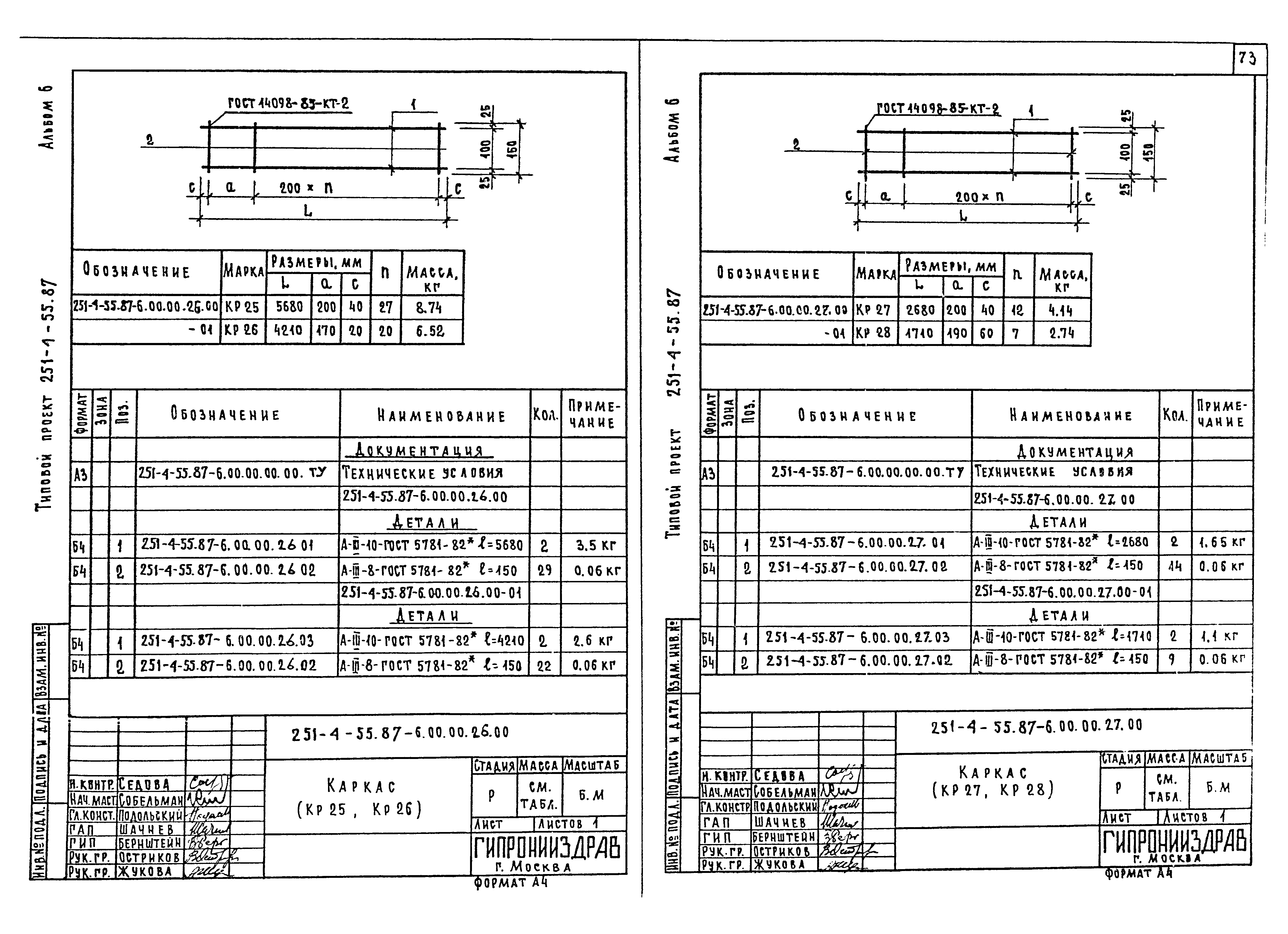 Типовой проект 251-4-55.87