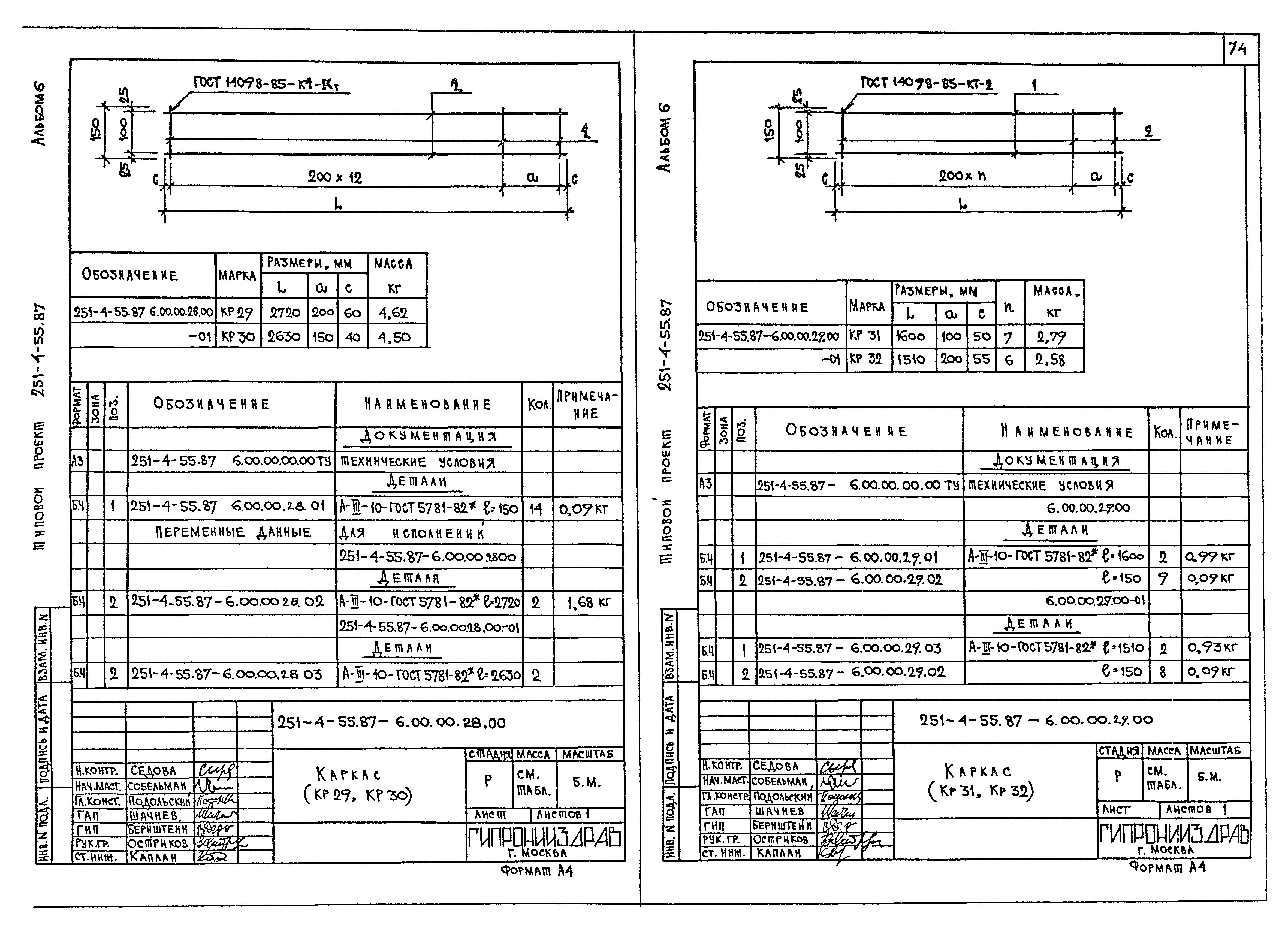 Типовой проект 251-4-55.87