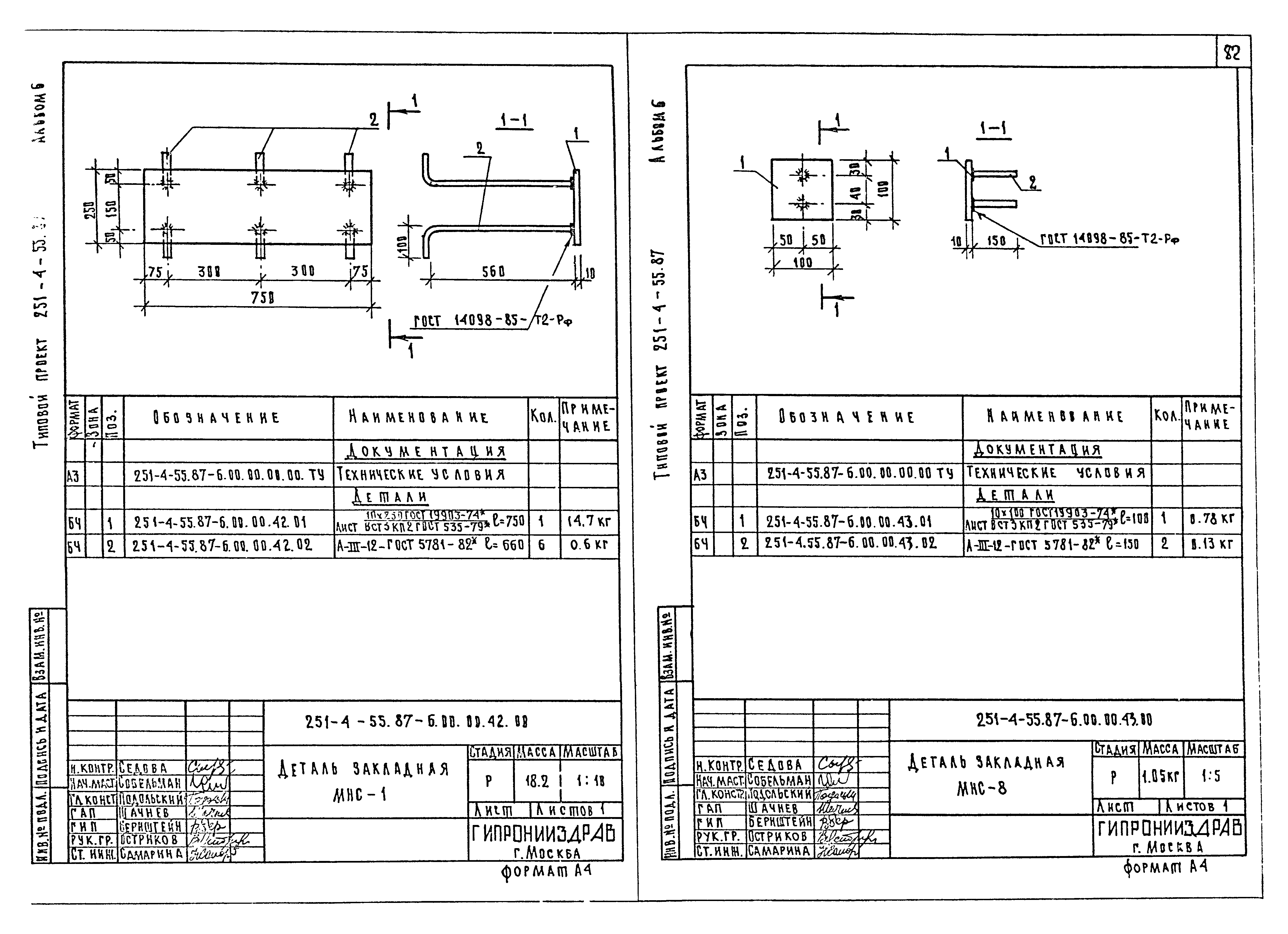 Типовой проект 251-4-55.87