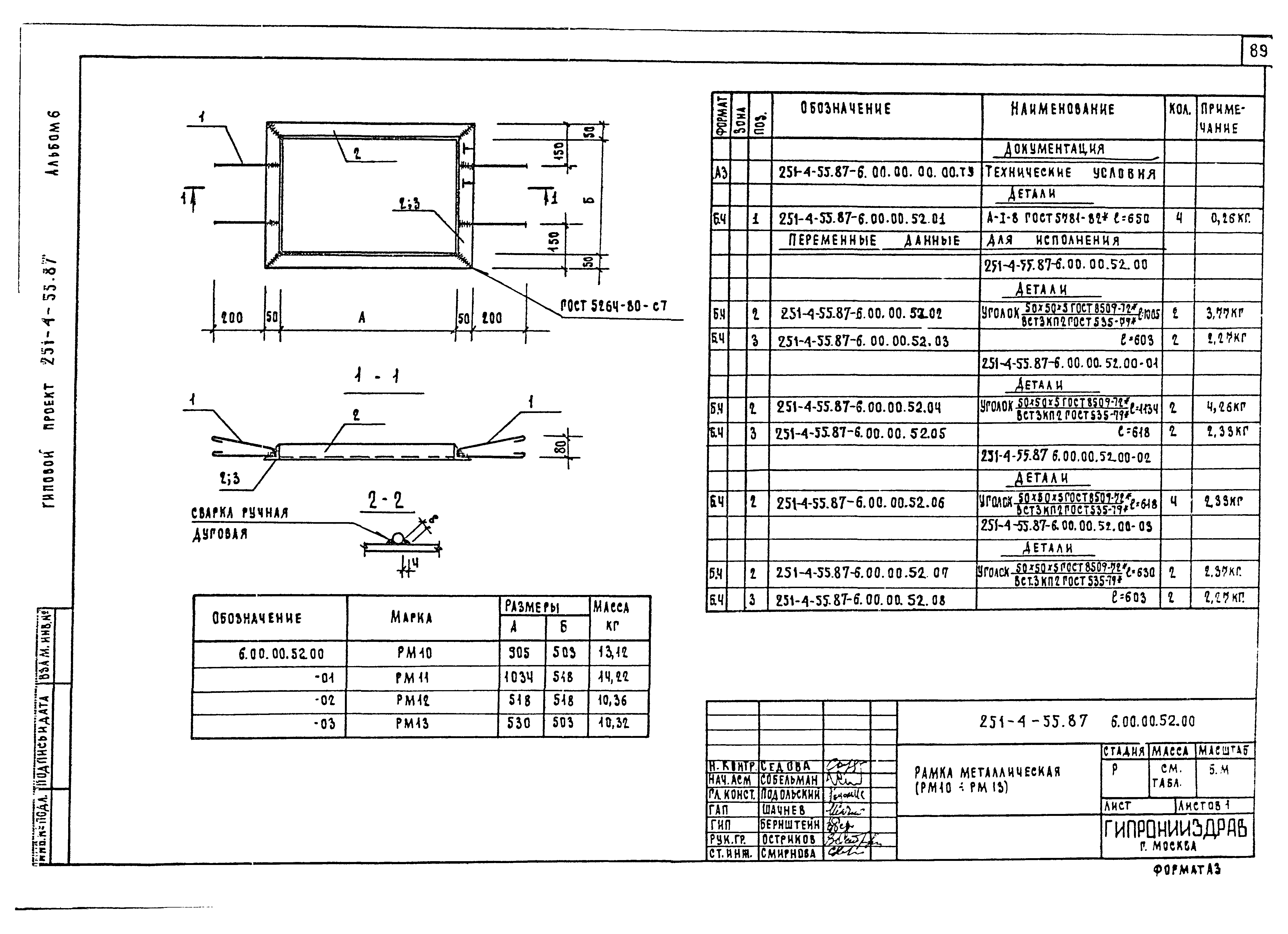 Типовой проект 251-4-55.87