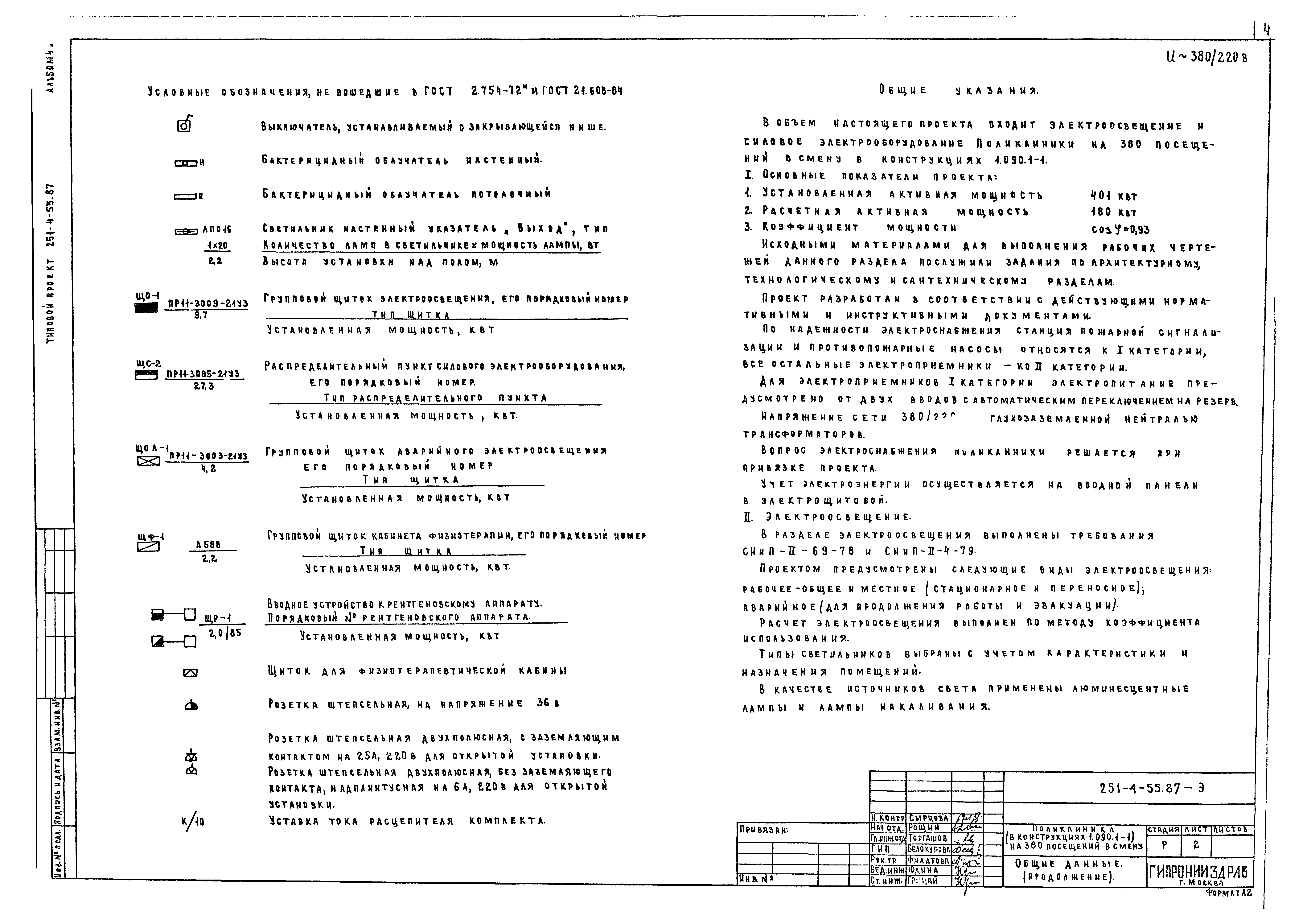Типовой проект 251-4-55.87