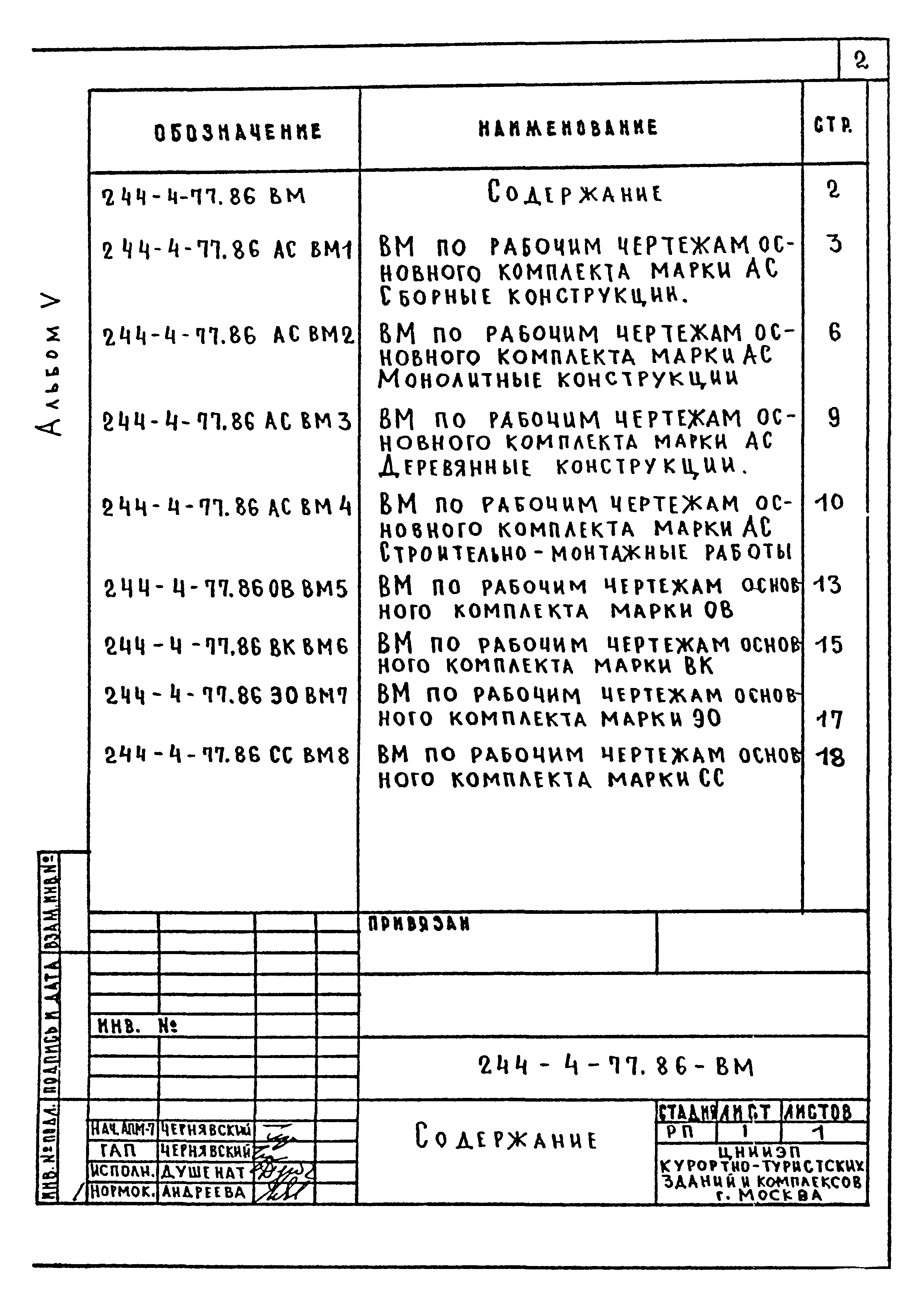 Типовой проект 244-4-77.86