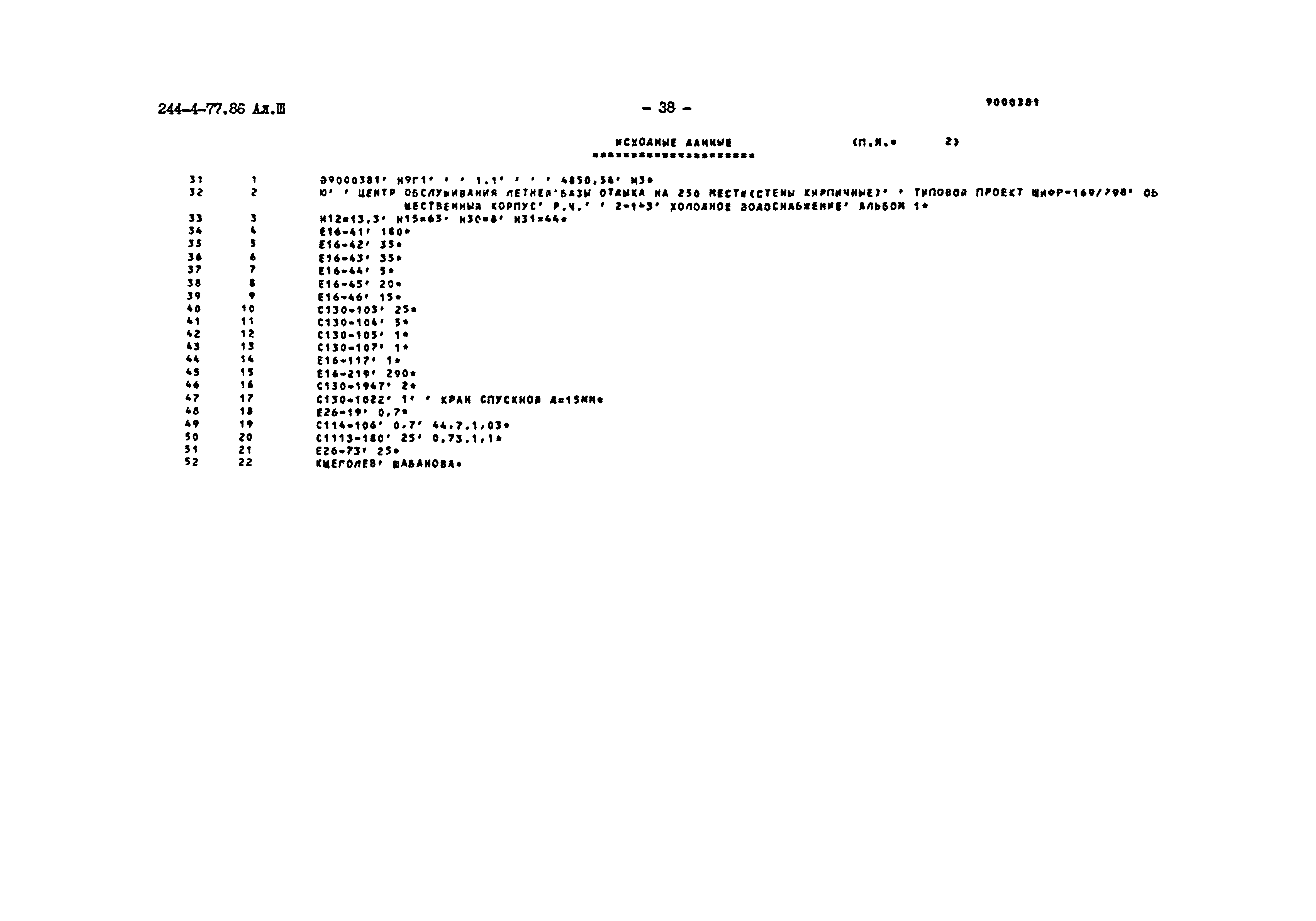 Типовой проект 244-4-77.86