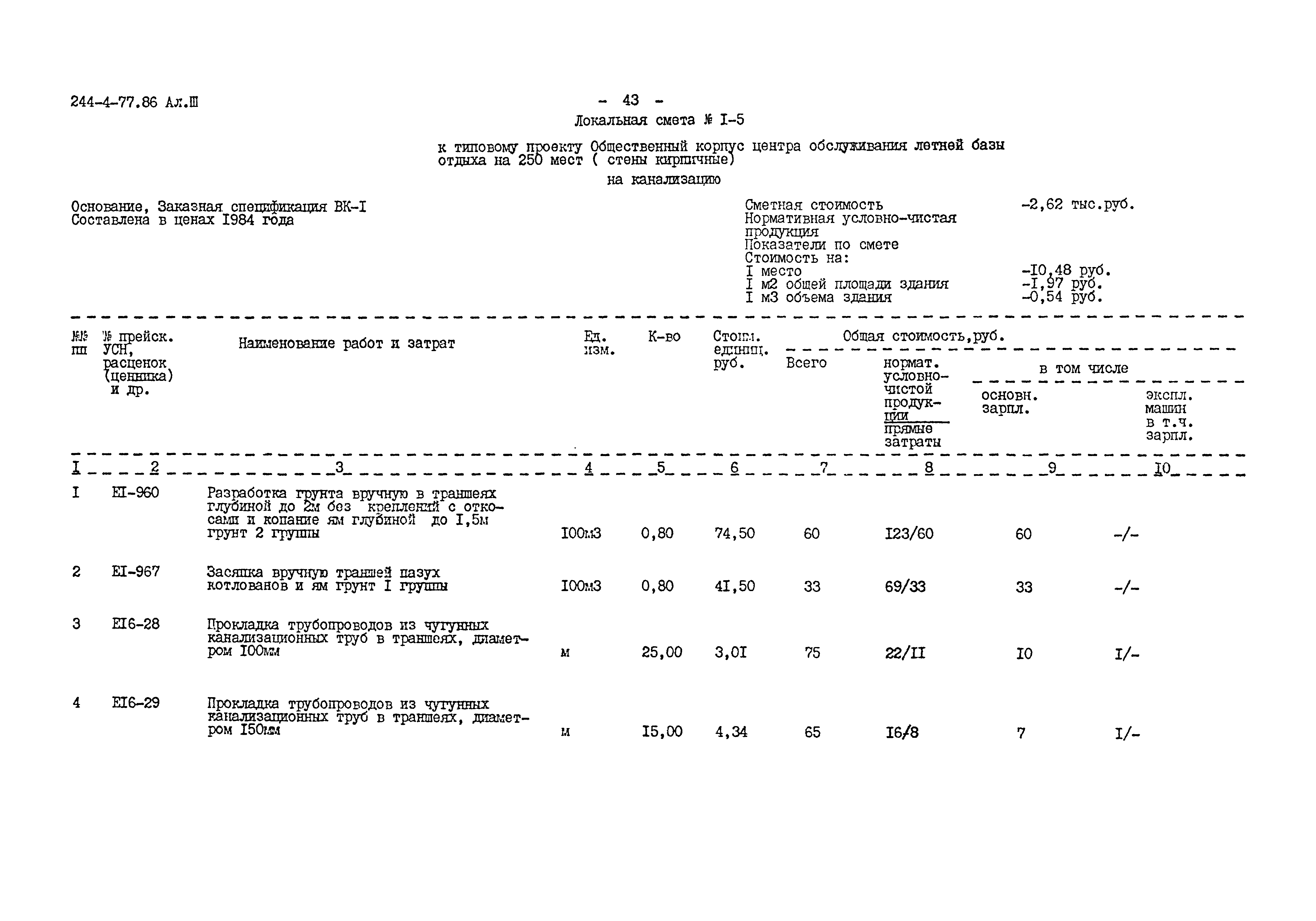 Типовой проект 244-4-77.86