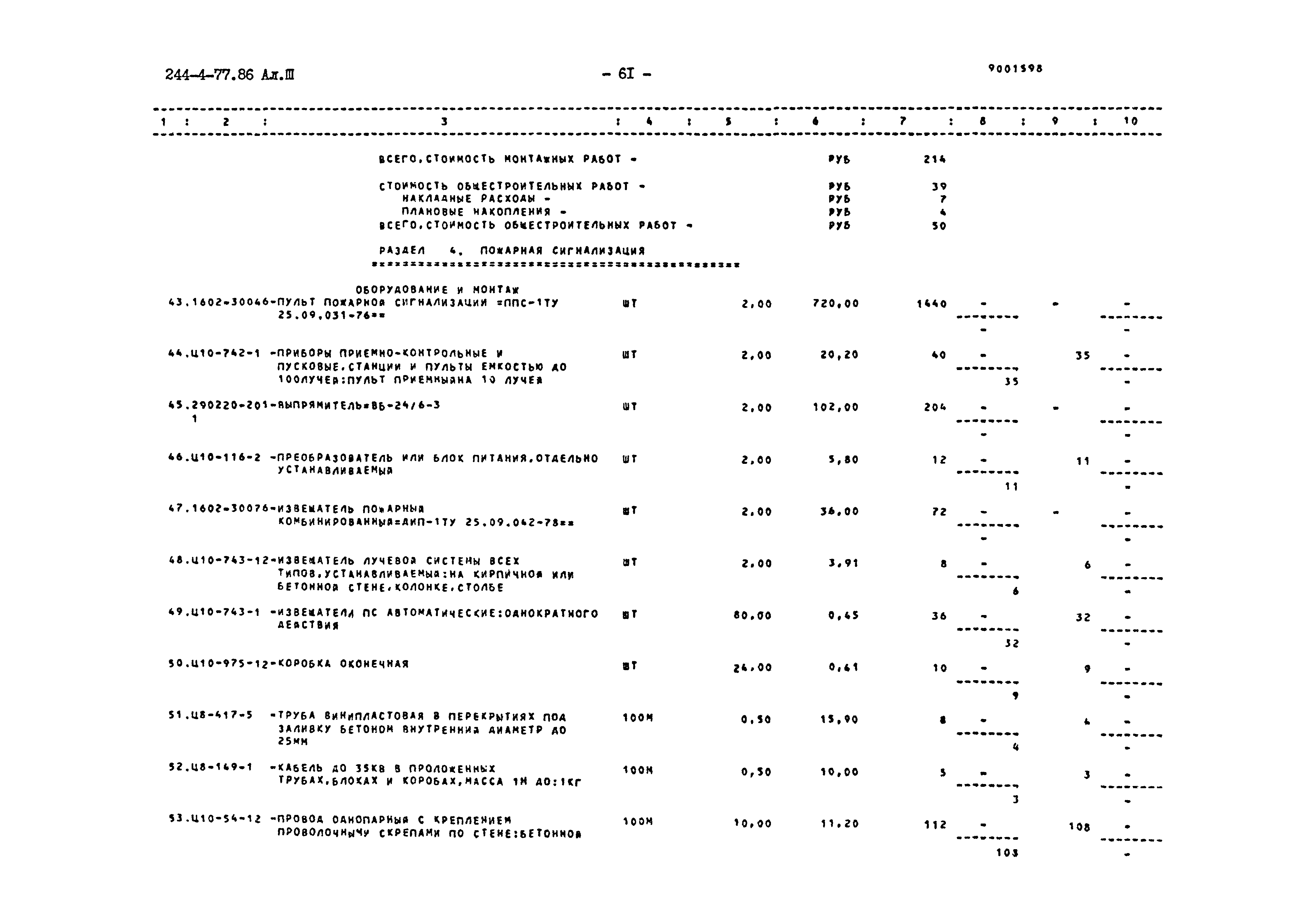 Типовой проект 244-4-77.86