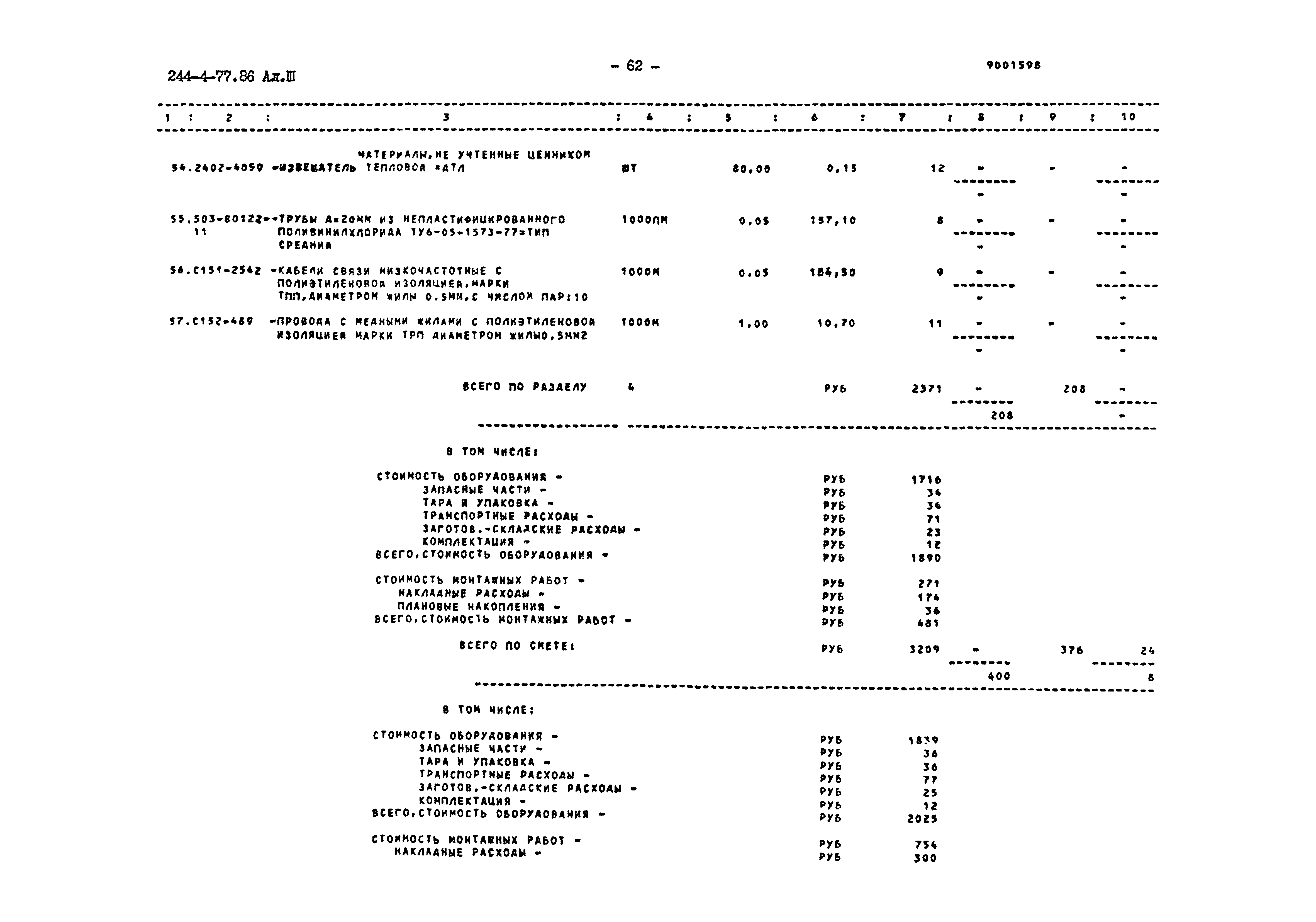 Типовой проект 244-4-77.86