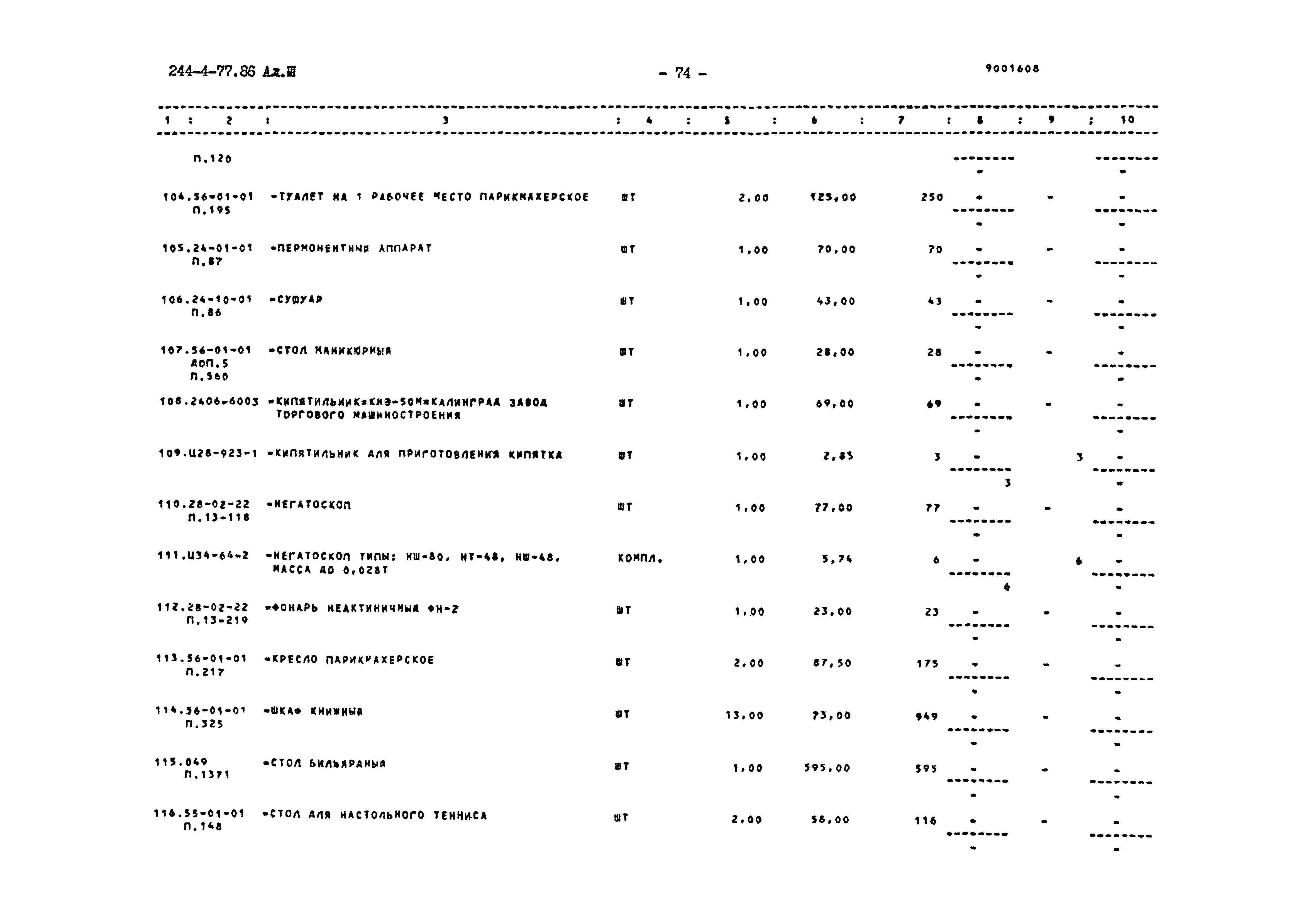 Типовой проект 244-4-77.86