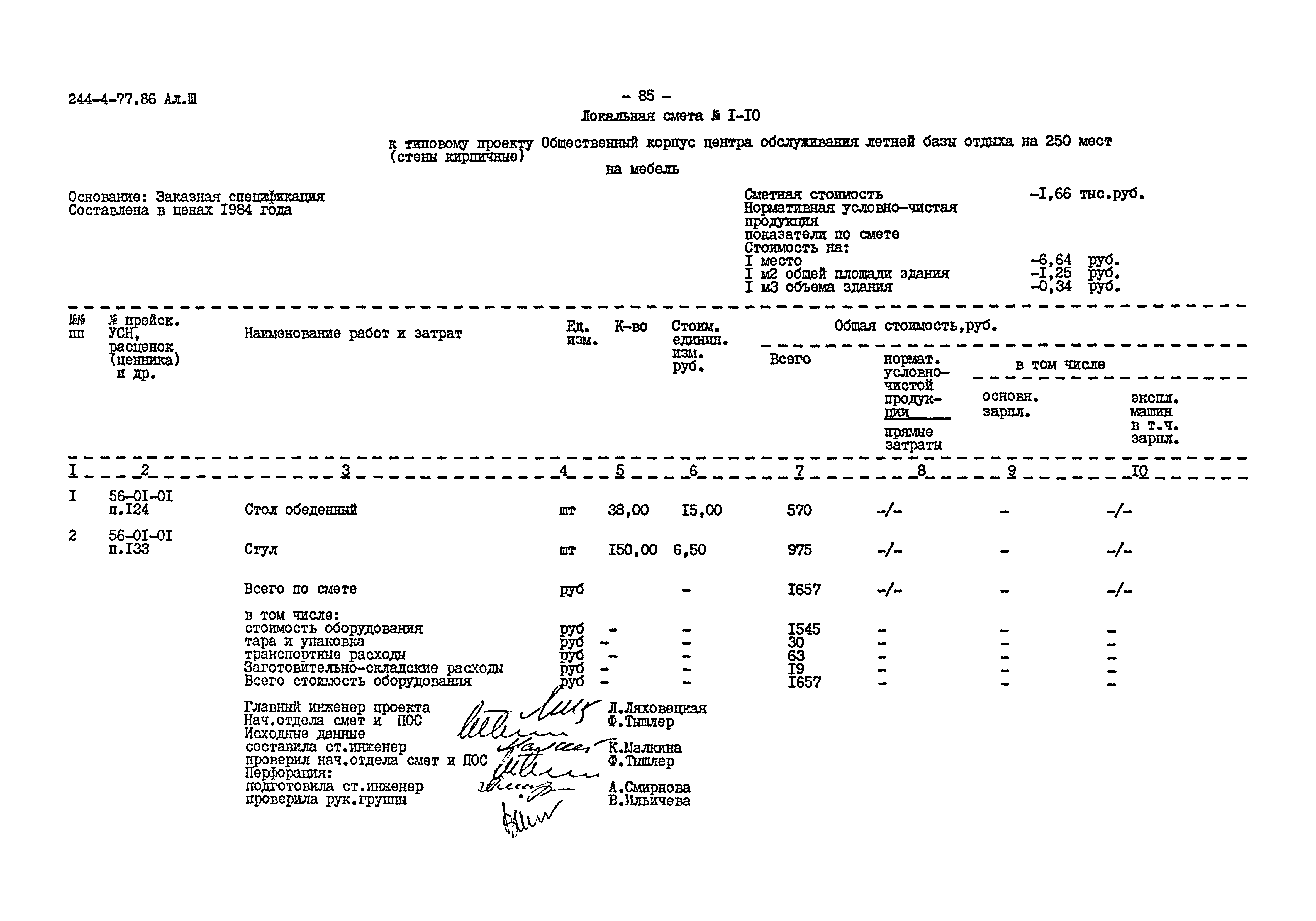 Типовой проект 244-4-77.86
