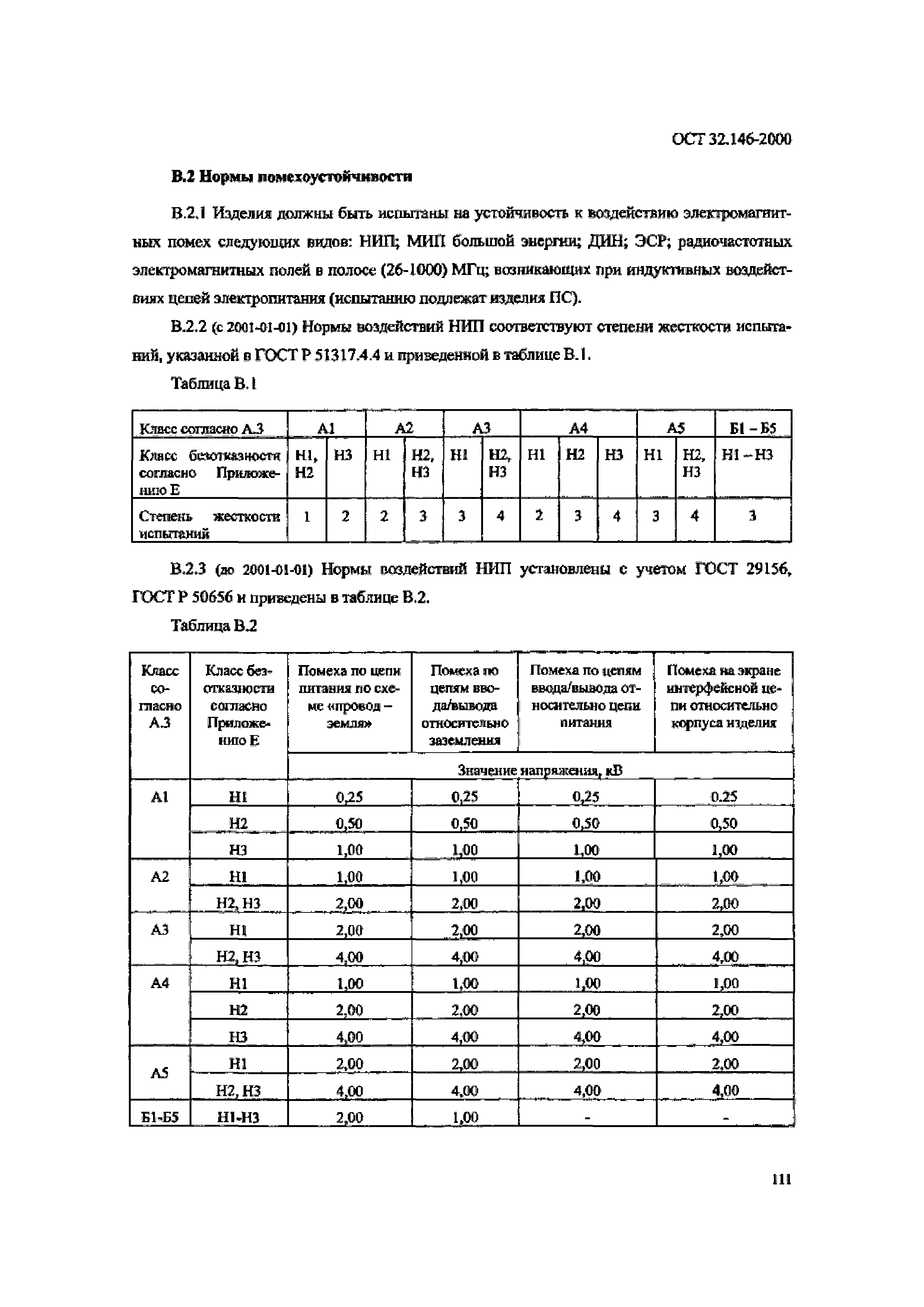 ОСТ 32.146-2000