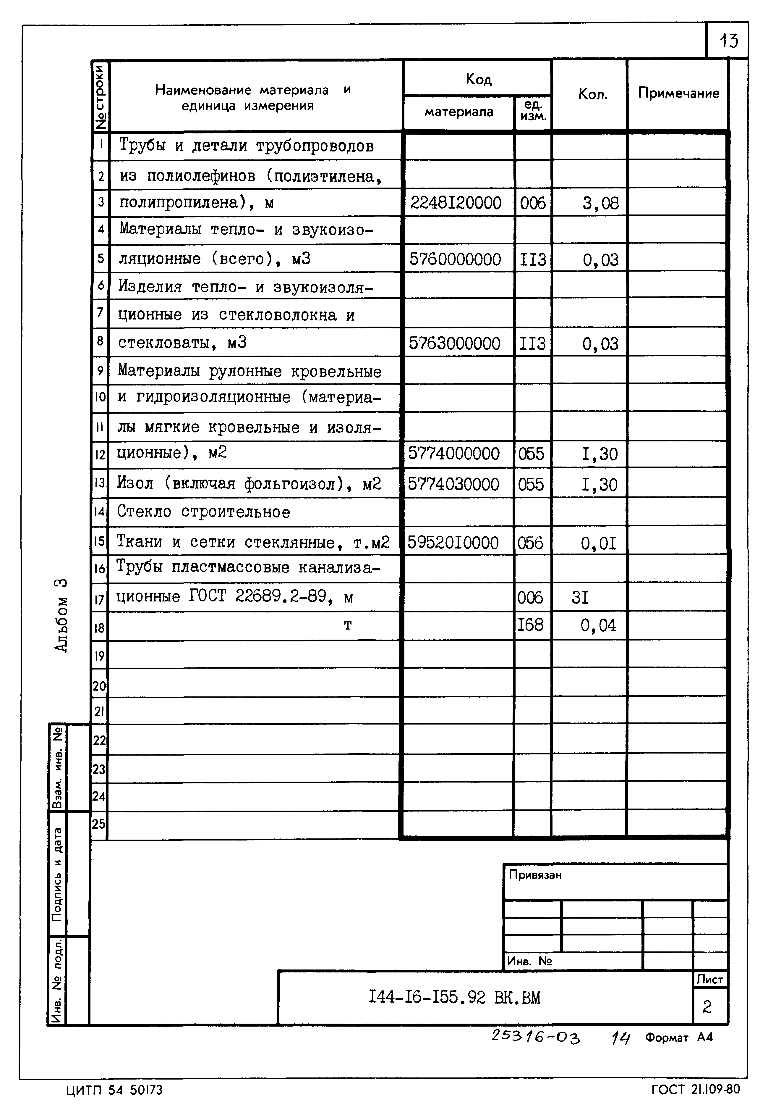 Типовой проект 144-16-155.92