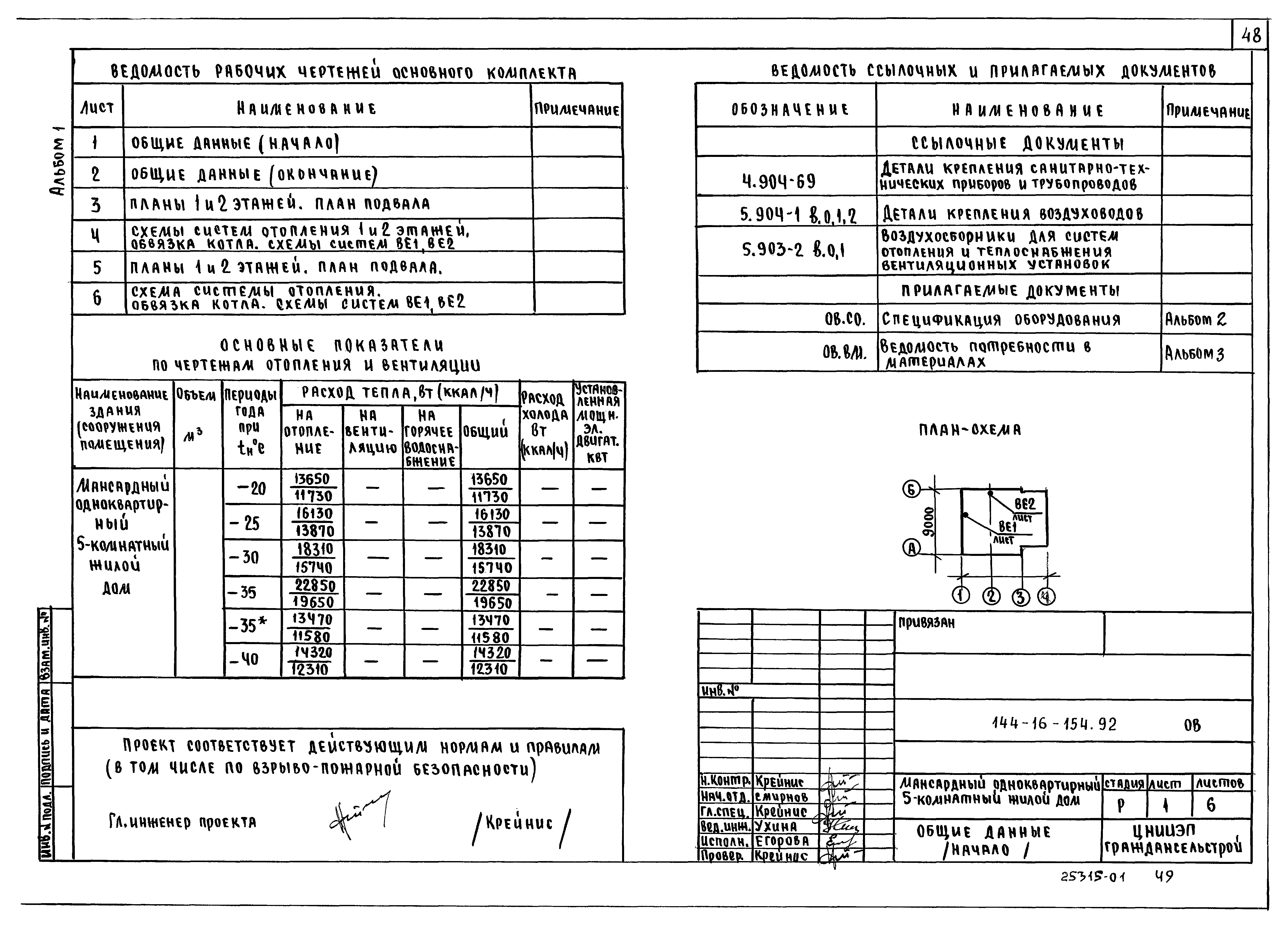 Типовой проект 144-16-154.92