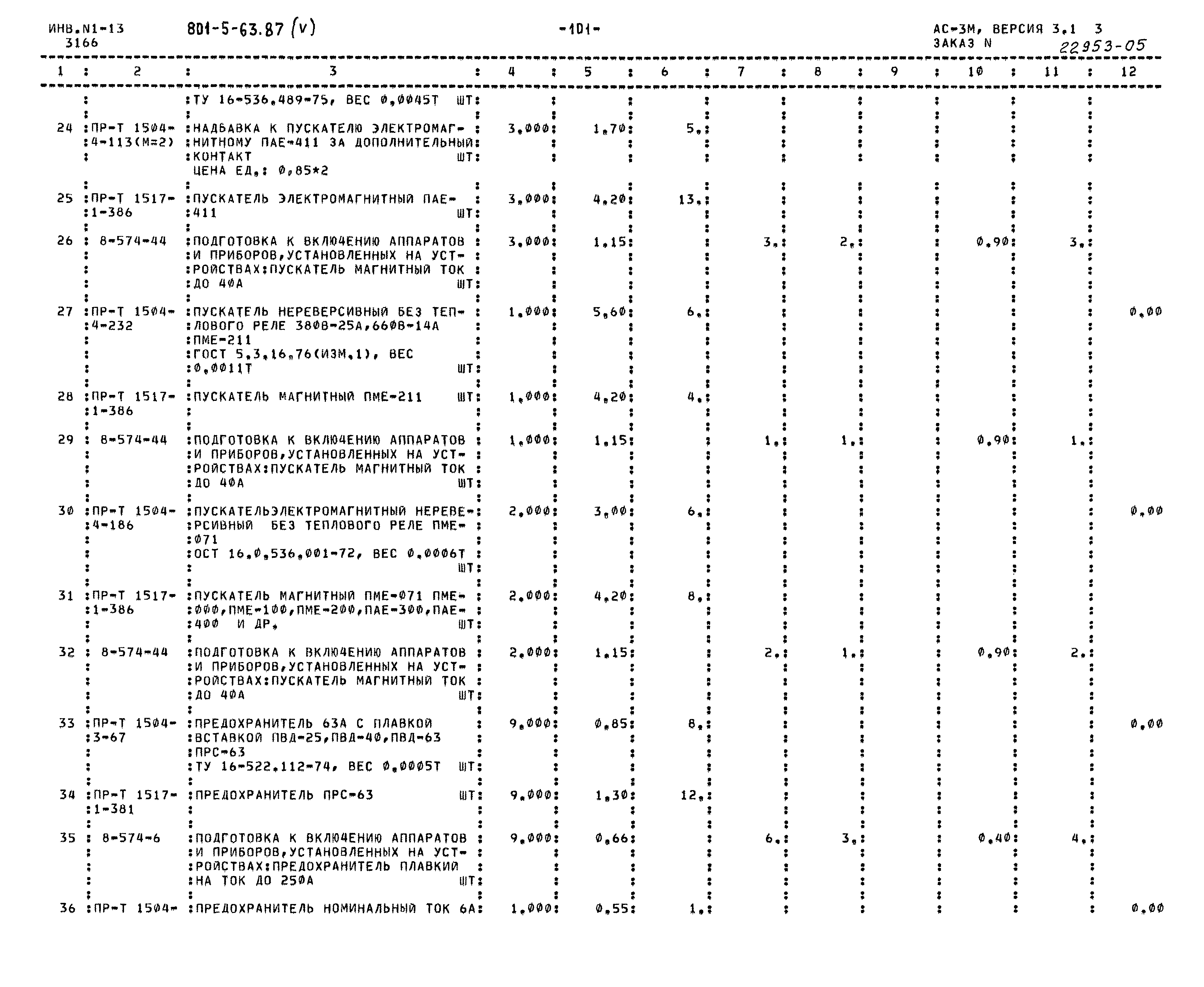 Типовой проект 801-5-63.87