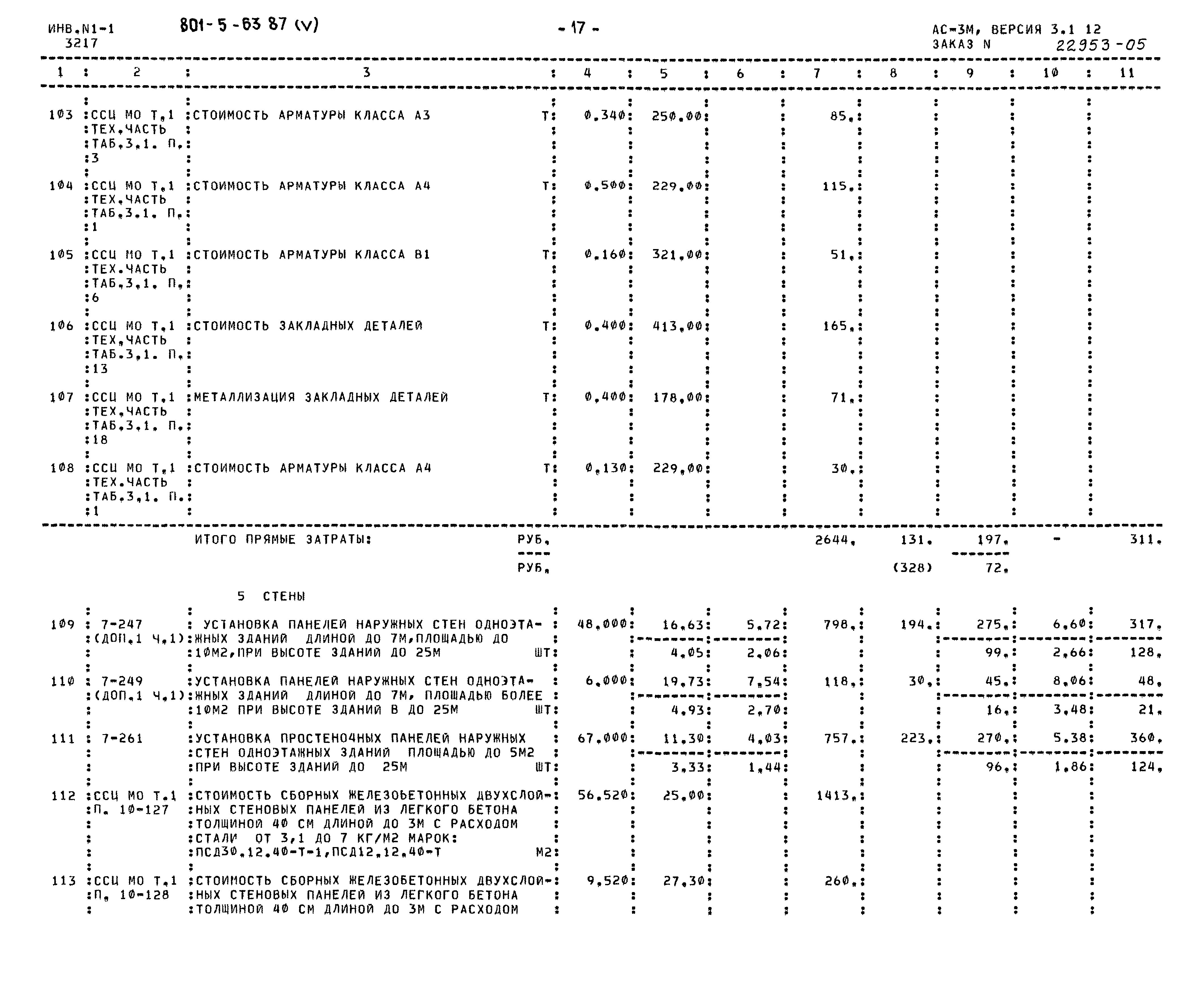 Типовой проект 801-5-63.87