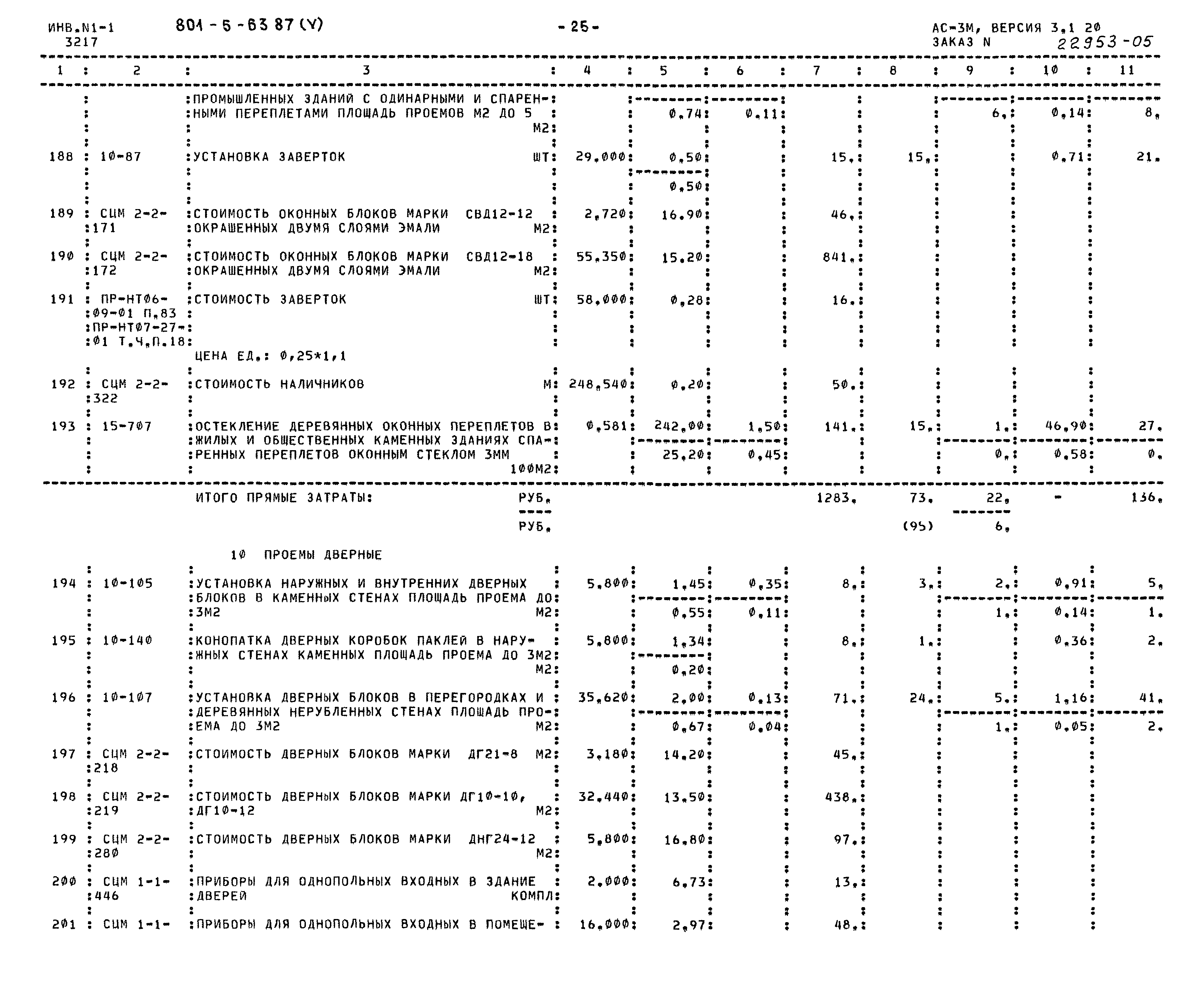 Типовой проект 801-5-63.87